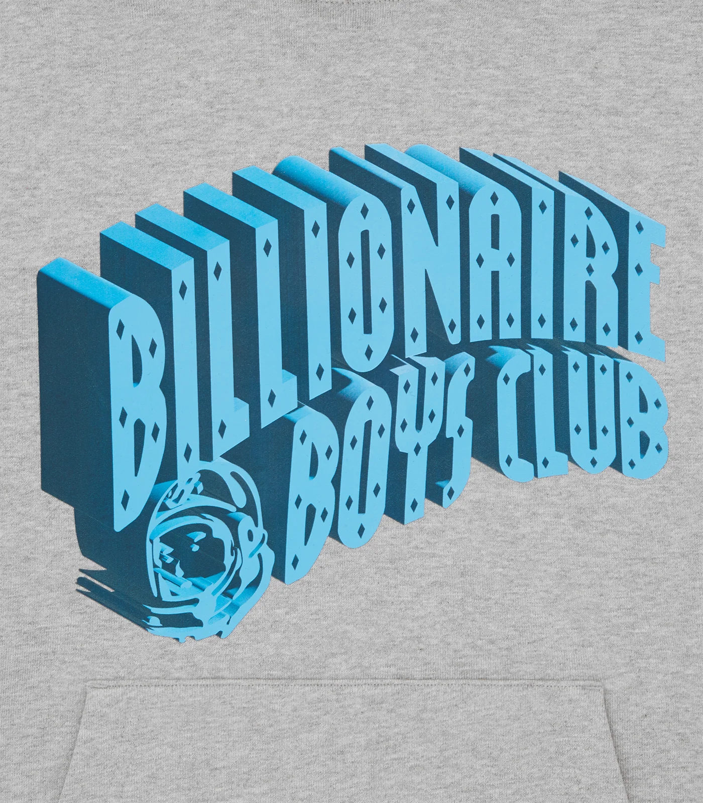 3D ARCH LOGO POPOVER HOOD - HEATHER GREY - Image 3