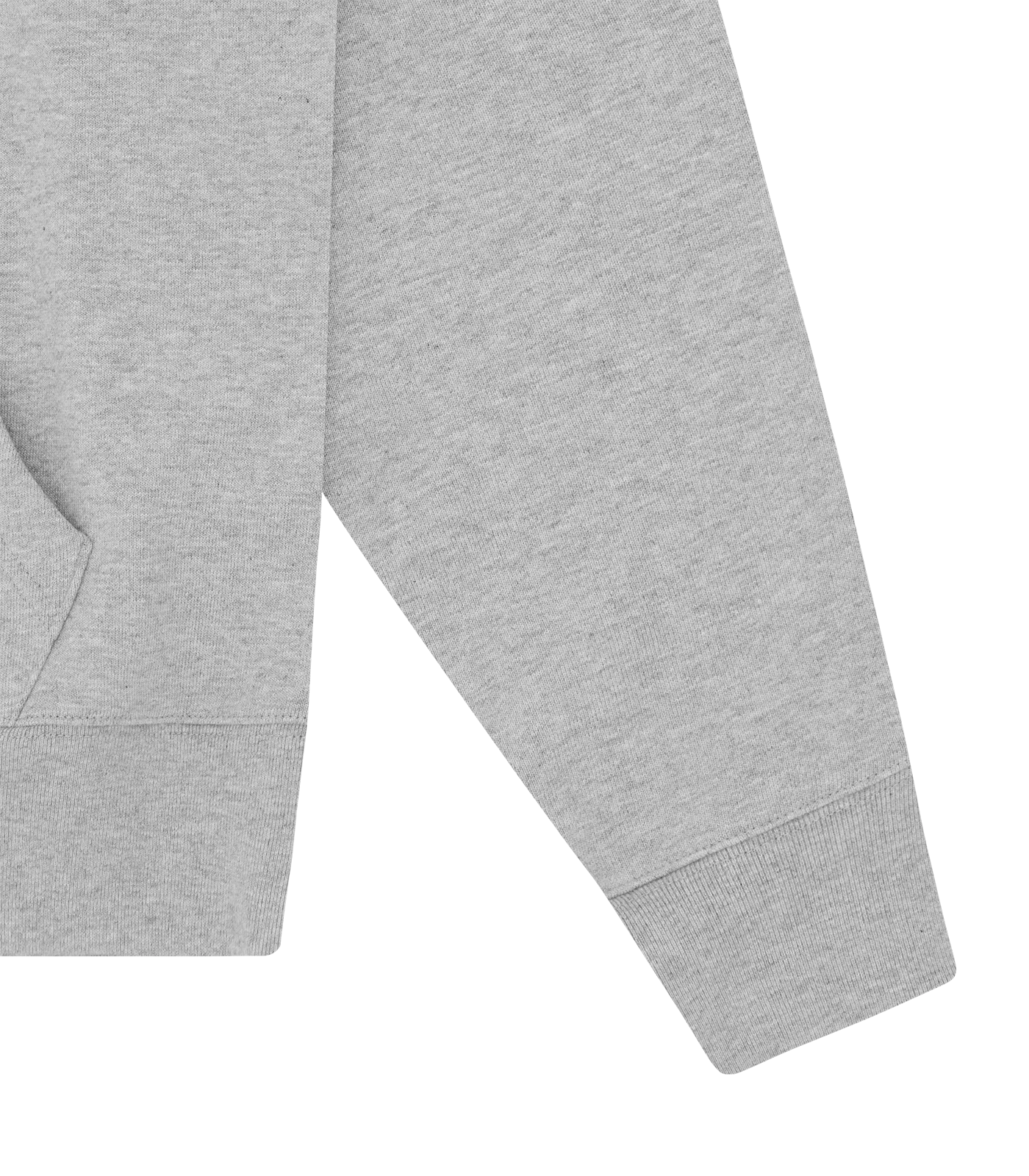 3D ARCH LOGO POPOVER HOOD - HEATHER GREY - Image 4