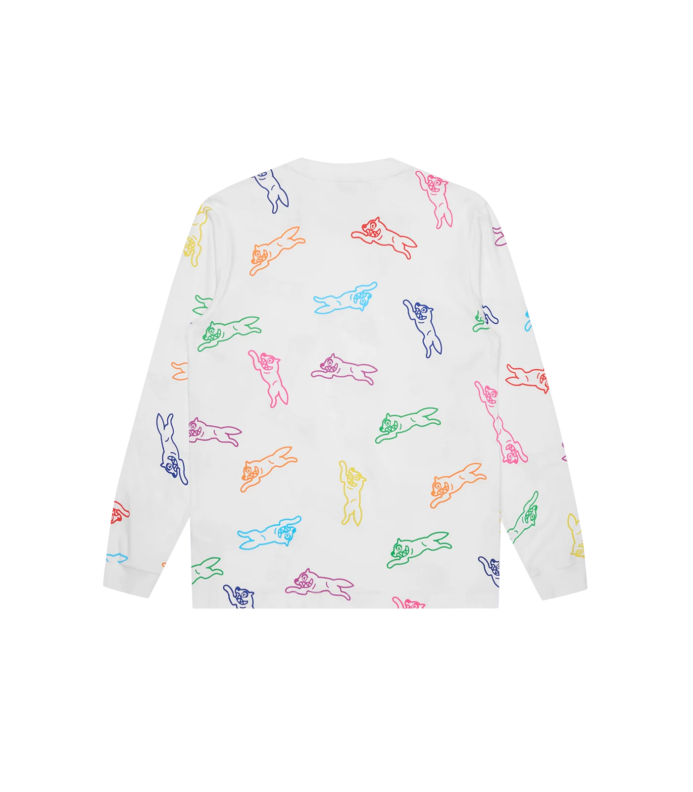 A/O RUNNING DOG L/S T-SHIRT - WHITE - Image 2