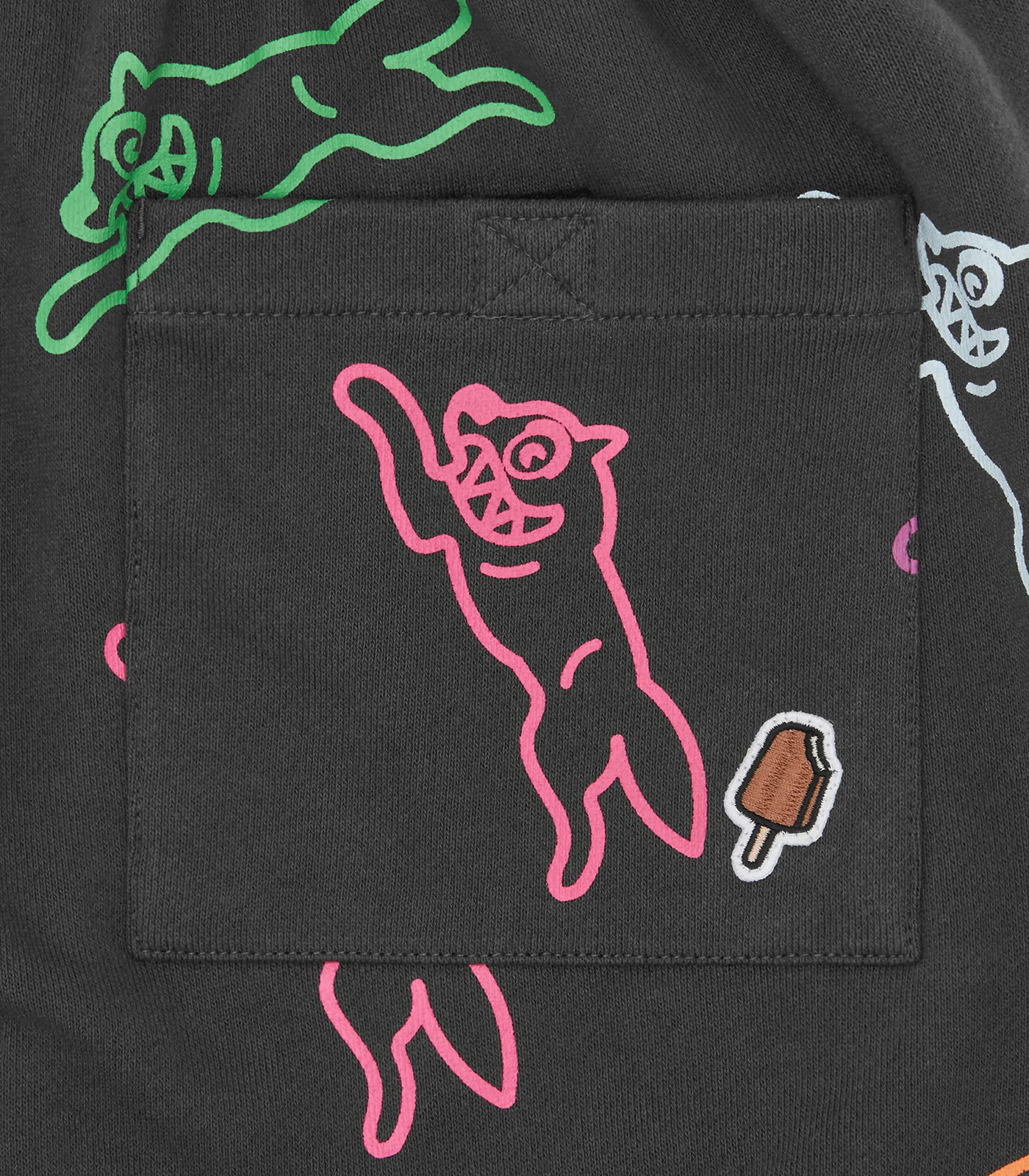 A/O RUNNING DOG SWEATPANTS - CHARCOAL - Image 3