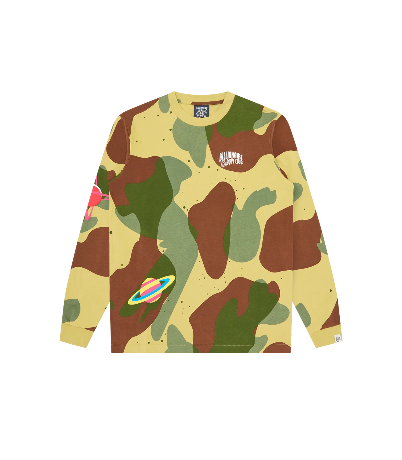 ALL OVER SPACE CAMO L/S T-SHIRT - CAMO