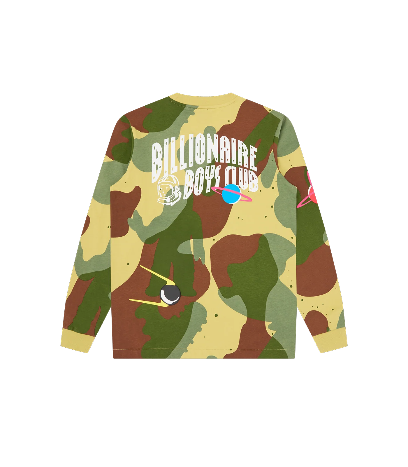 ALL OVER SPACE CAMO L/S T-SHIRT - CAMO - Image 2