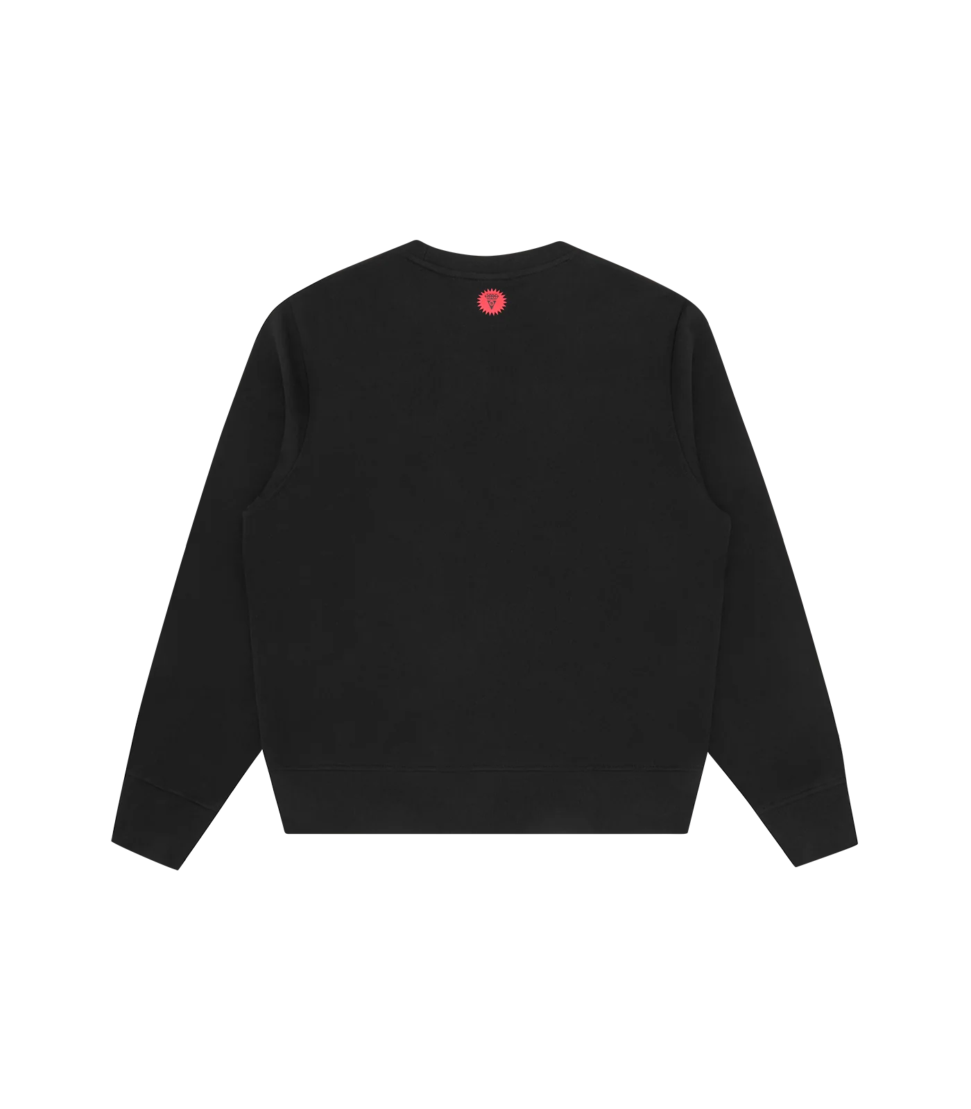 APPLIQUE JUMBO RUNNING DOG CREWNECK - BLACK - Image 3