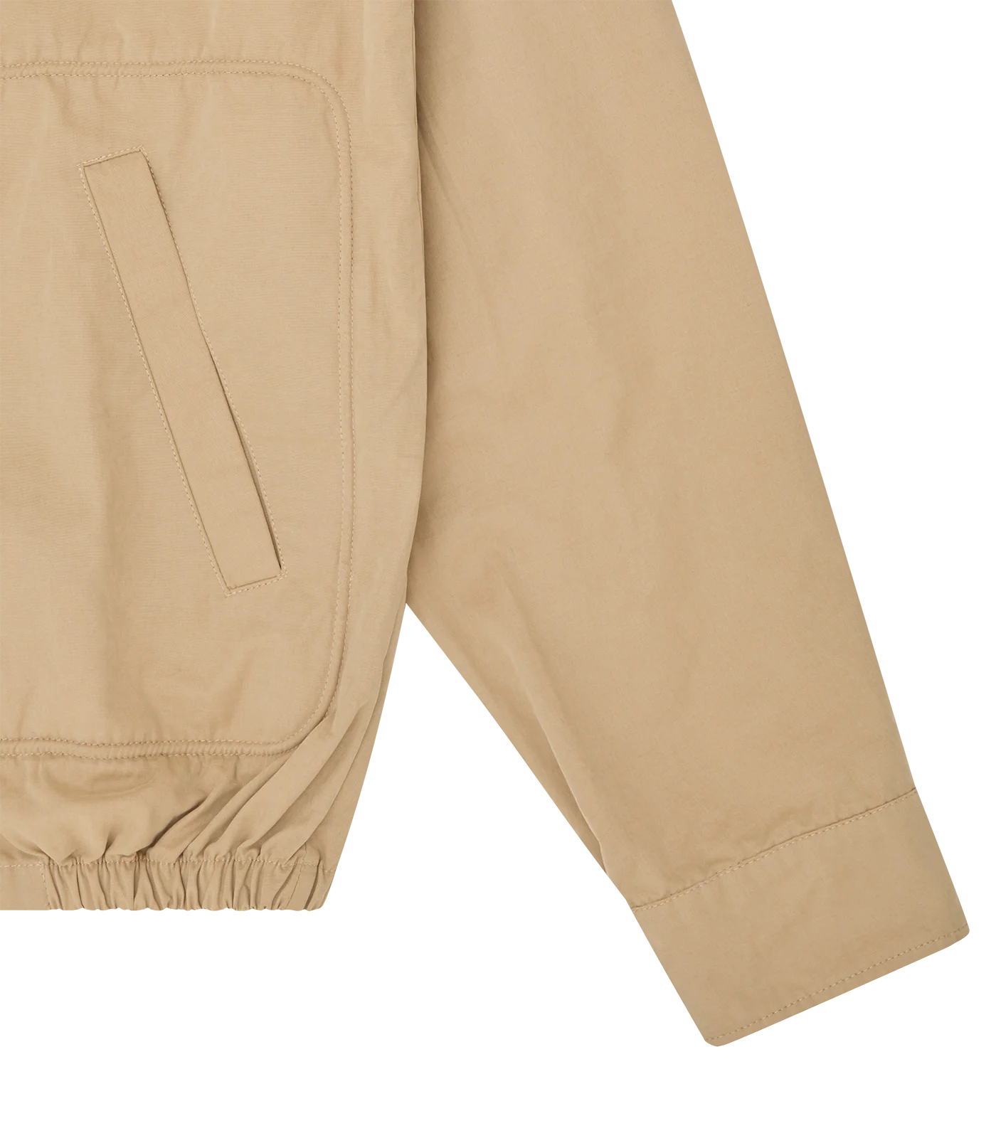 ARCH LOGO BLOUSON JACKET - SAND - Image 6