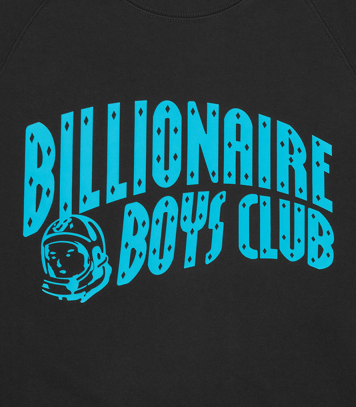 ARCH LOGO CREWNECK - BLACK/BLUE LOGO - Image 3