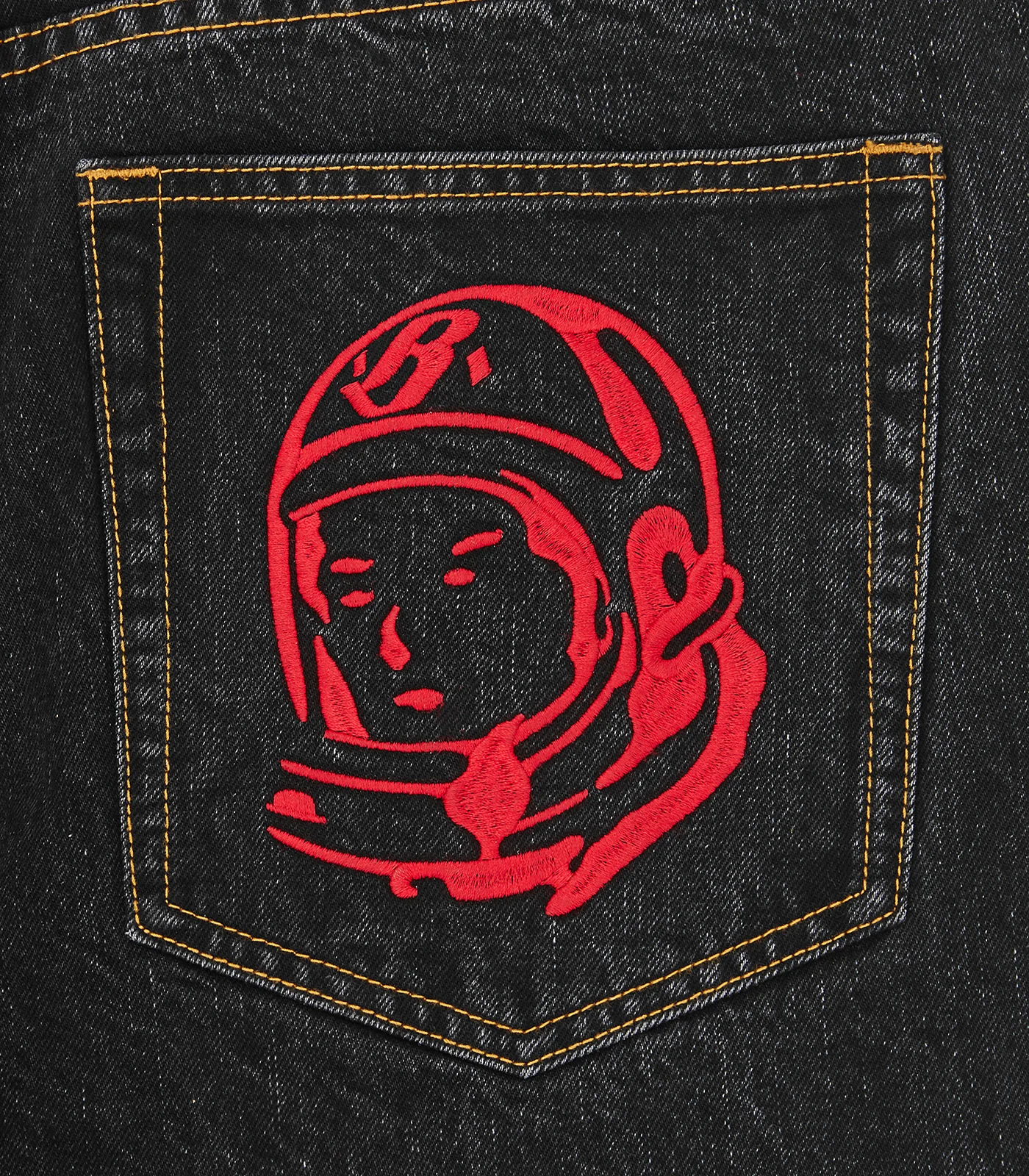 ARCH LOGO DENIM PANTS  - BLACK - Image 5