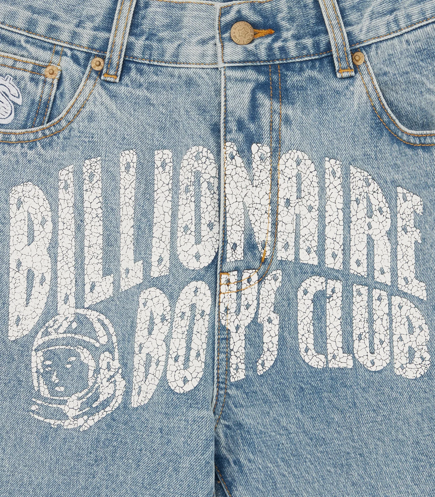 ARCH LOGO DENIM PANTS - LIGHT WASH BLUE - Image 4