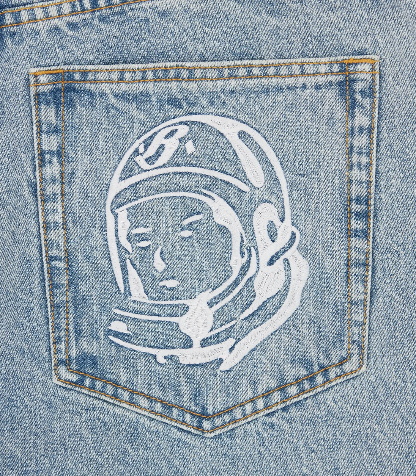 ARCH LOGO DENIM PANTS - LIGHT WASH BLUE - Image 6