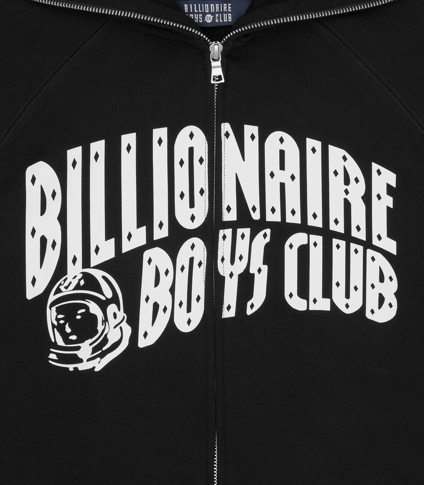 ARCH LOGO FULL ZIP THROUGH HOOD - BLACK - Image 3