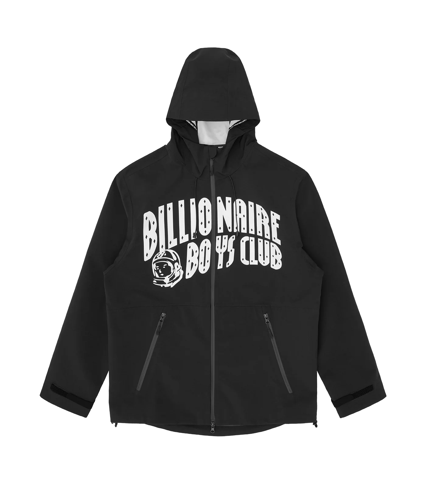 ARCH LOGO RAIN JACKET - BLACK
