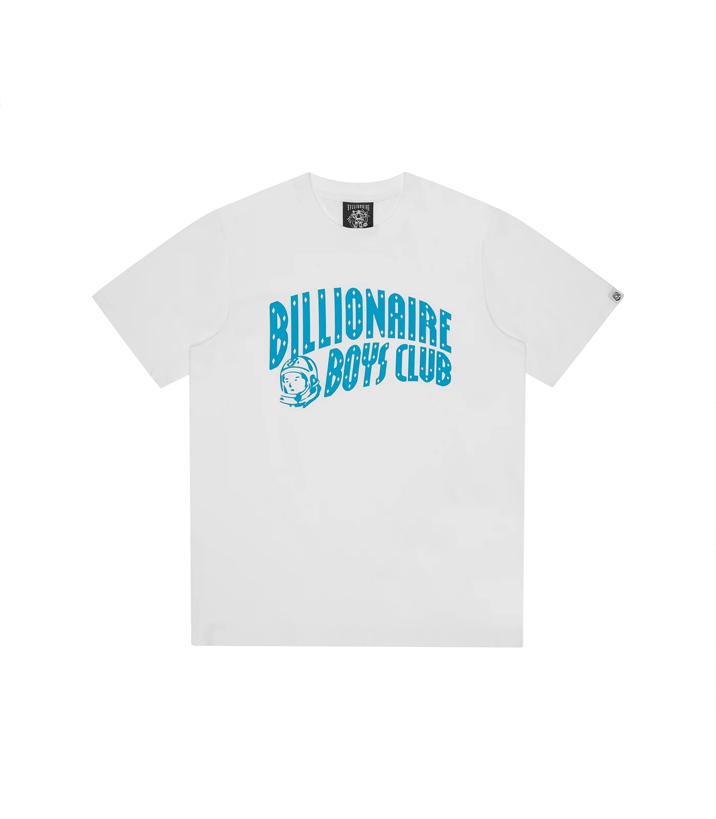 ARCH LOGO T-SHIRT - WHITE/BLUE LOGO