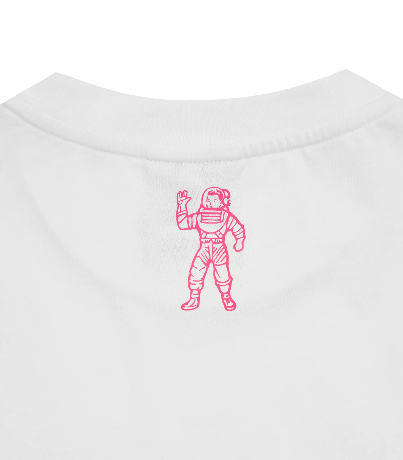 ARCH LOGO T-SHIRT - WHITE/PINK LOGO - Image 4