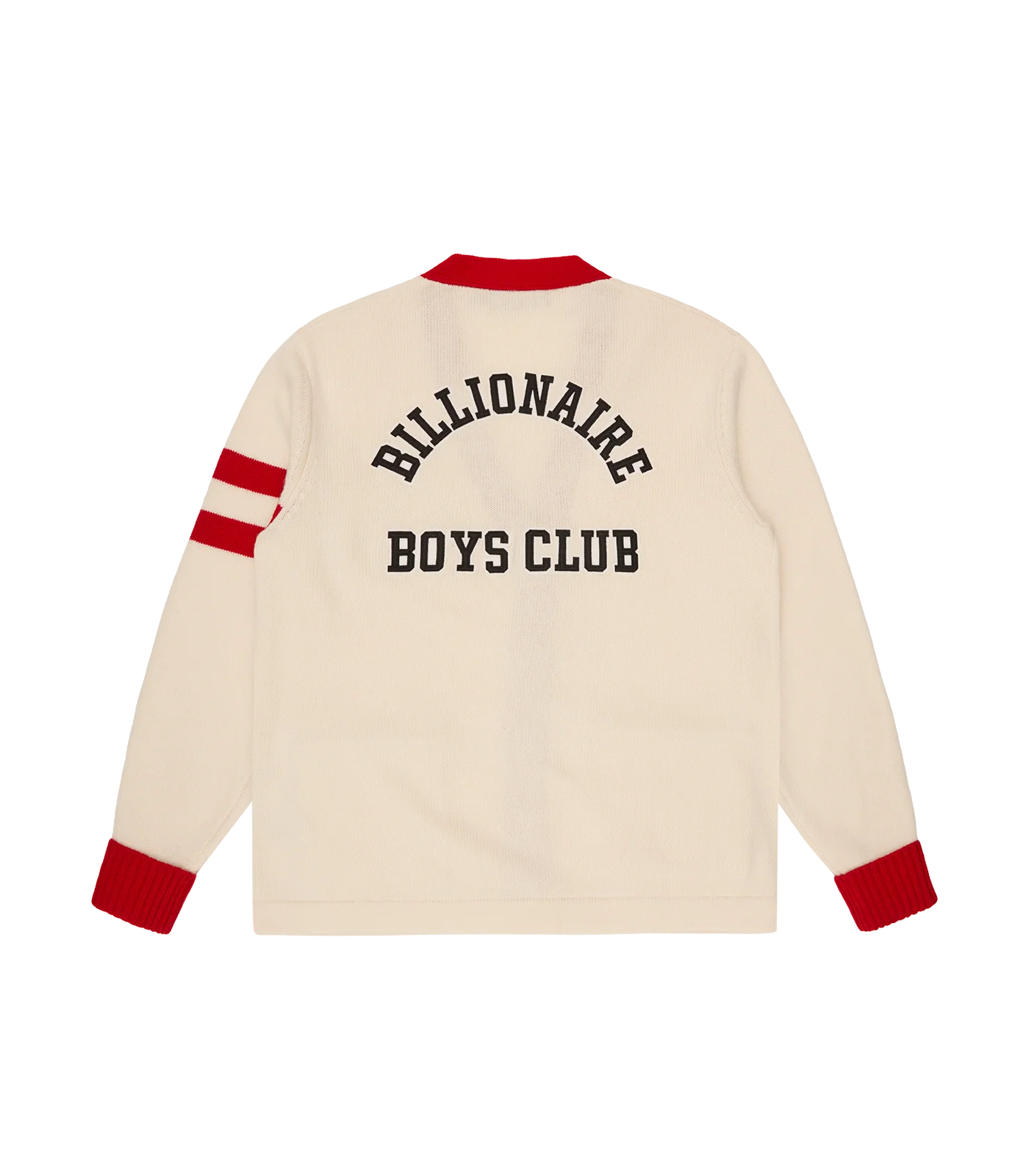 ASTRO COLLEGE KNITTED CARDIGAN - ECRU - Image 2