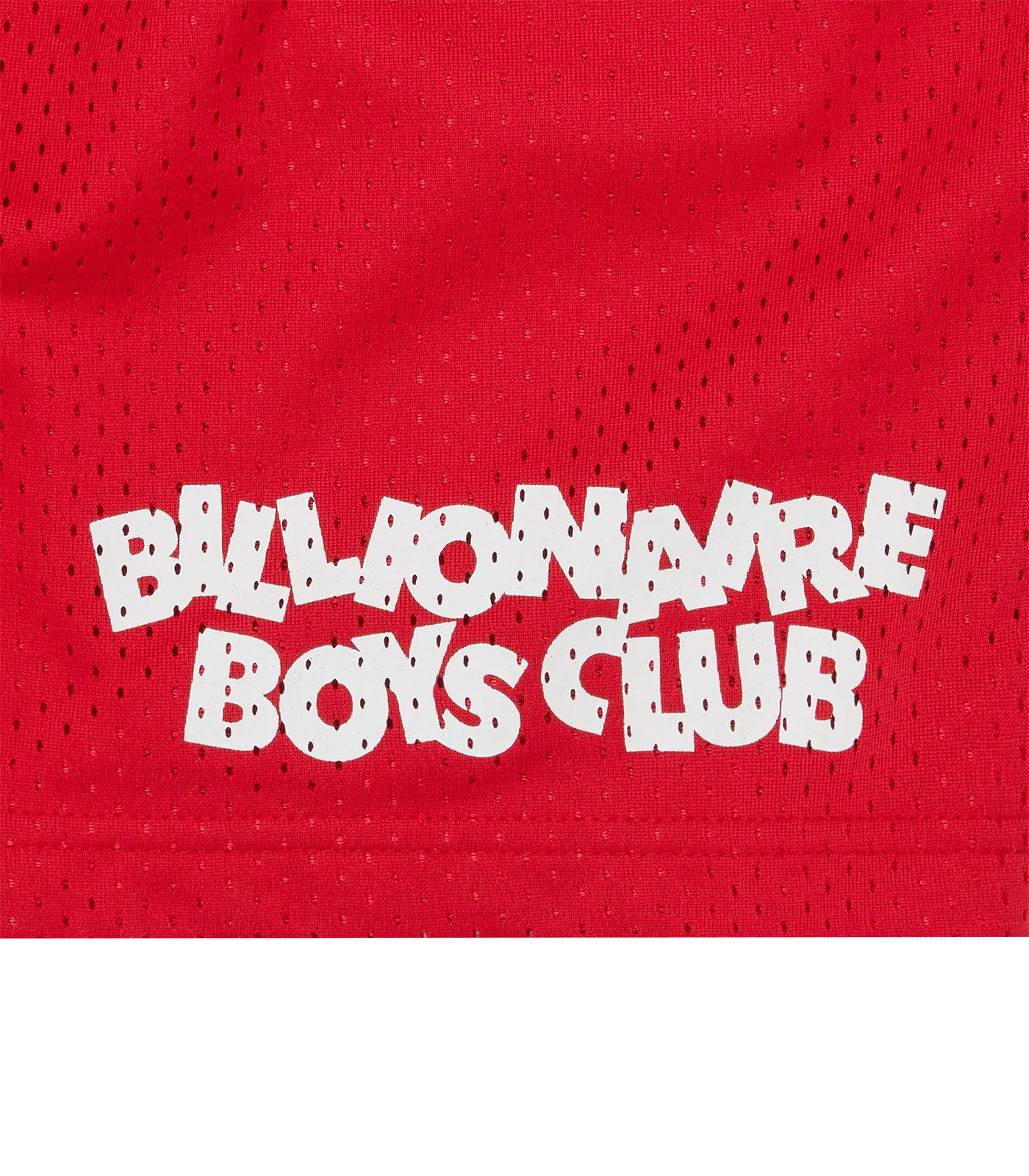 KIDS ASTRO MESH FOOTBALL SHORTS - RED - Image 6