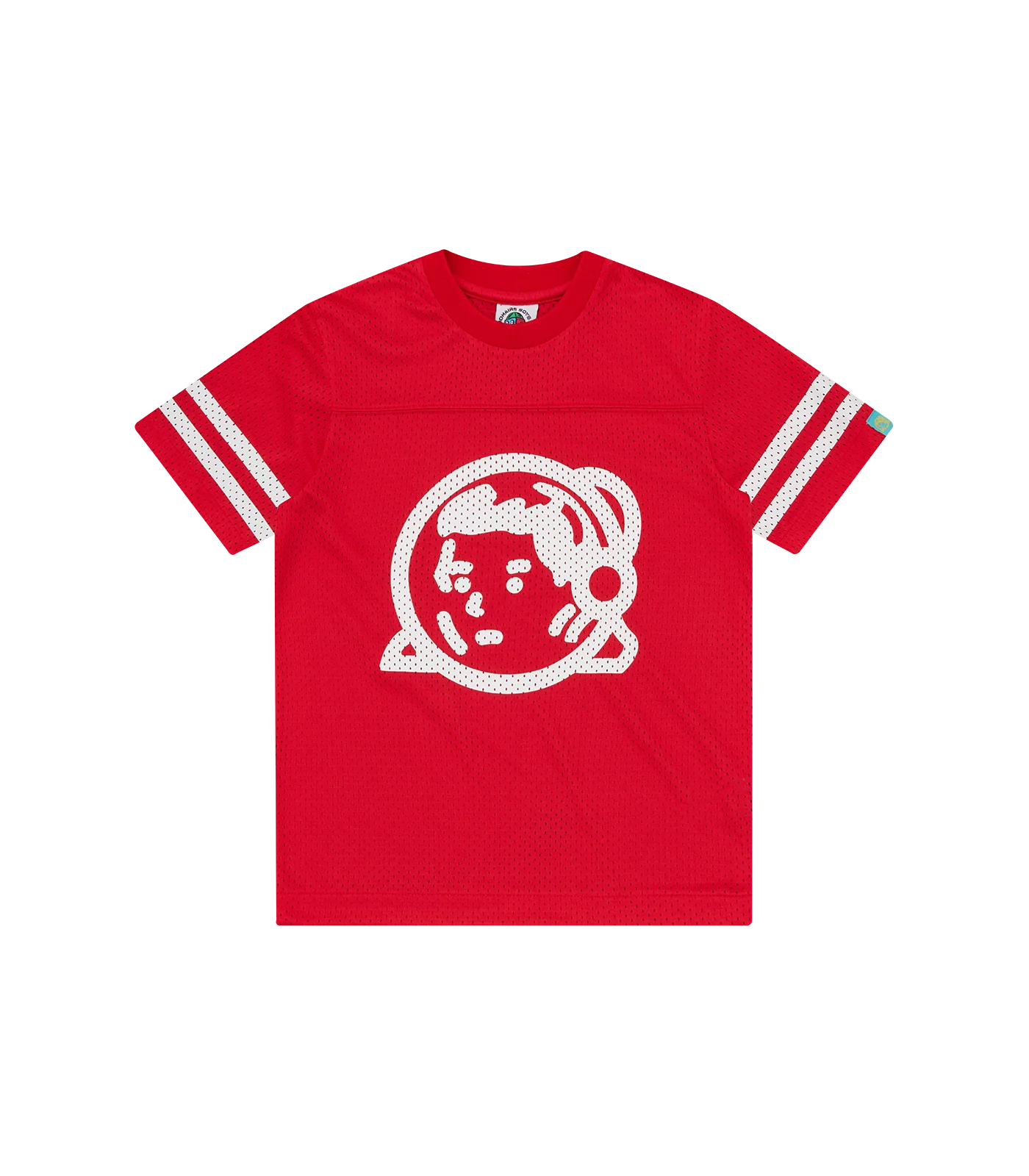 KIDS ASTRO MESH FOOTBALL TOP - RED