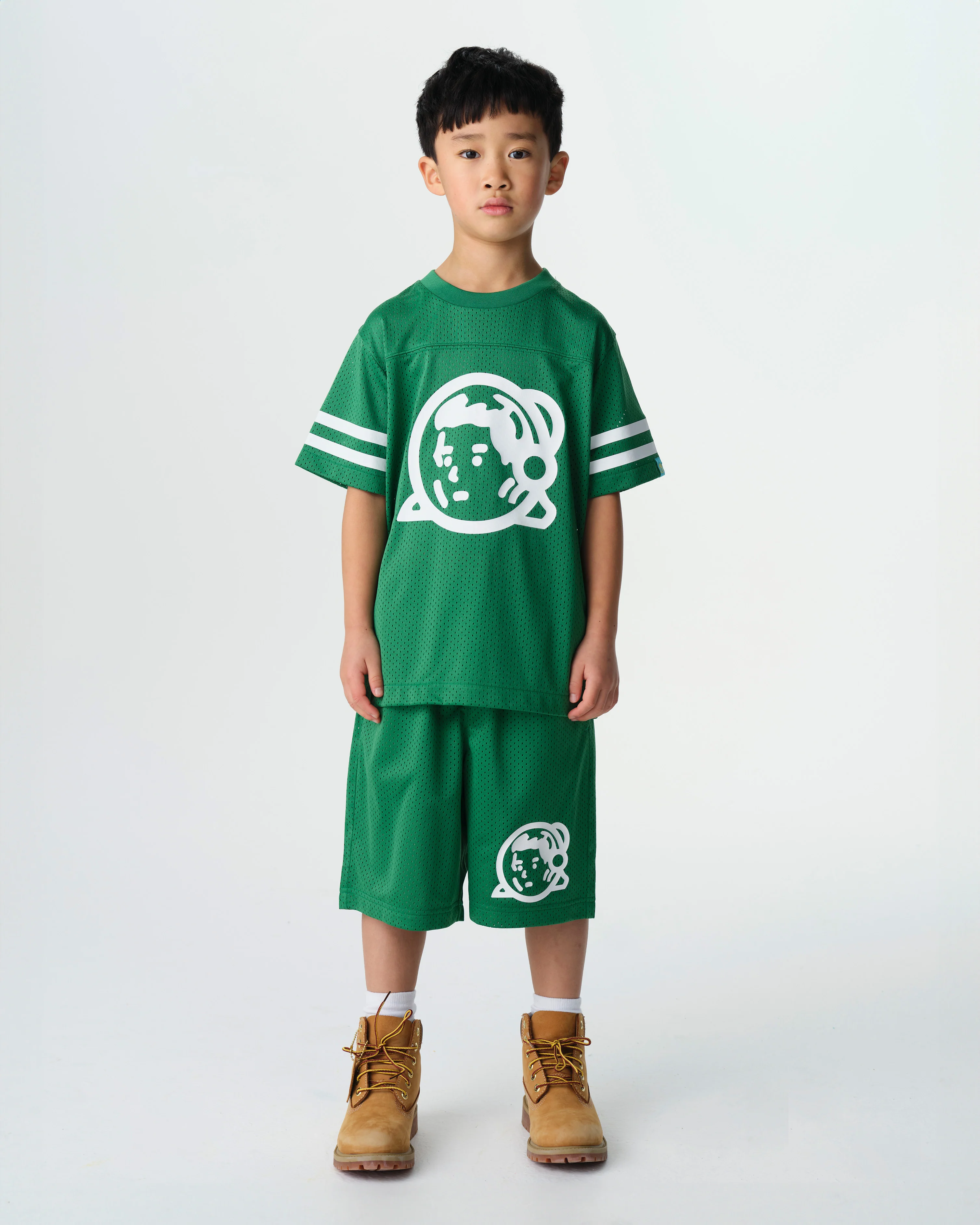 KIDS ASTRO MESH SHORTS - GREEN - Image 3