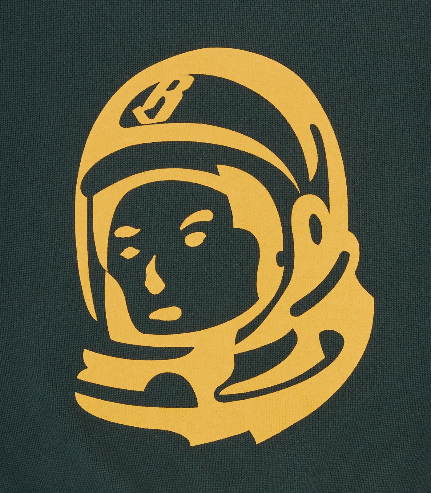 ASTRO PANELLED KNIT JUMPER - DARK GREEN - Image 3