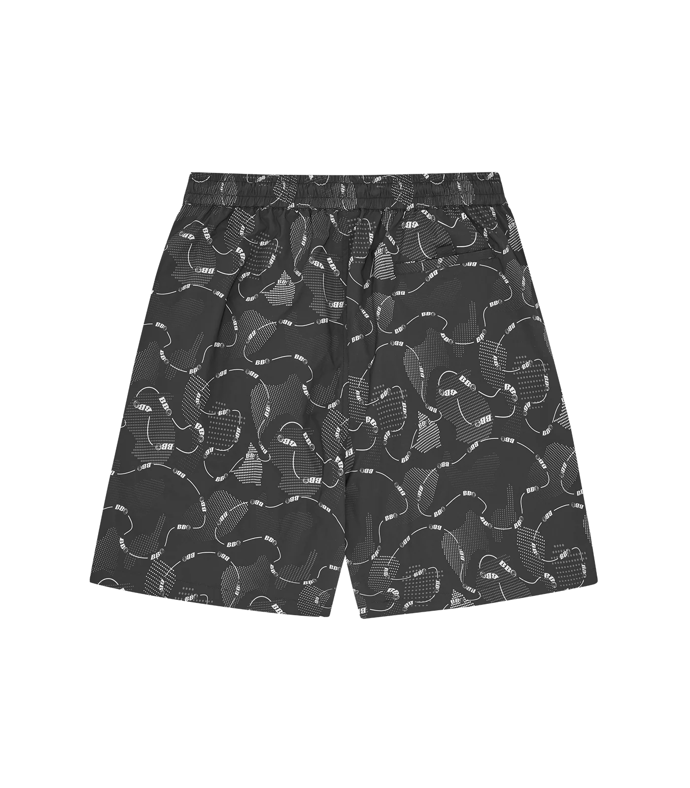 BB ASTRO CAMO SWIM SHORTS - BLACK - Image 2