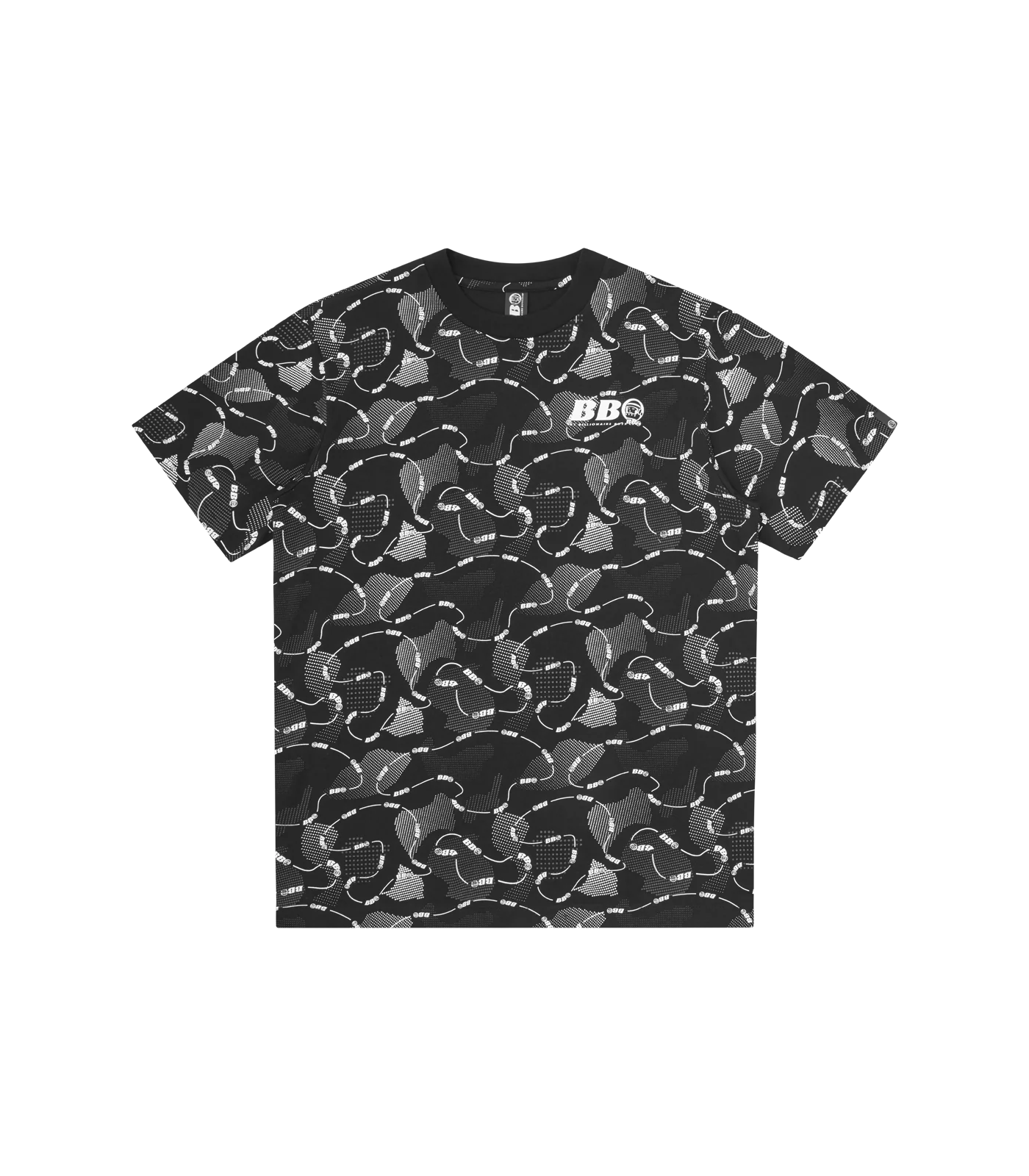 BB ASTRO CAMO T-SHIRT - BLACK