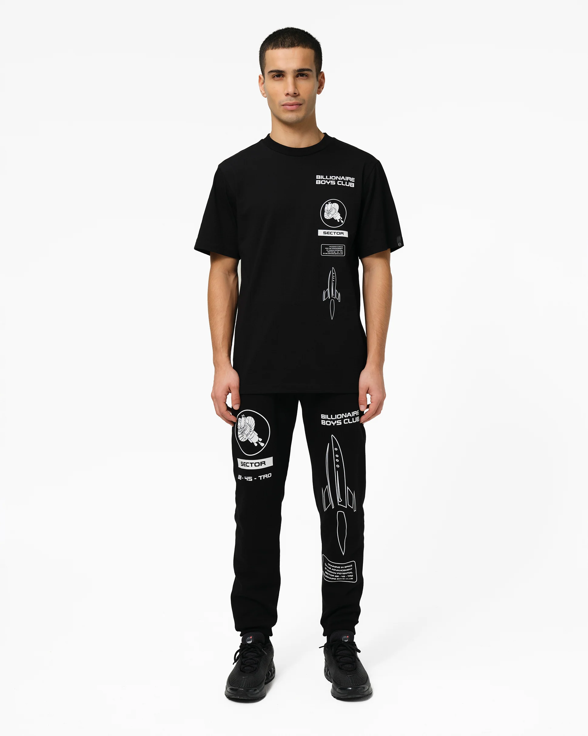 BB ASTRO DIGI LOGO SWEATPANTS - BLACK - Image 3