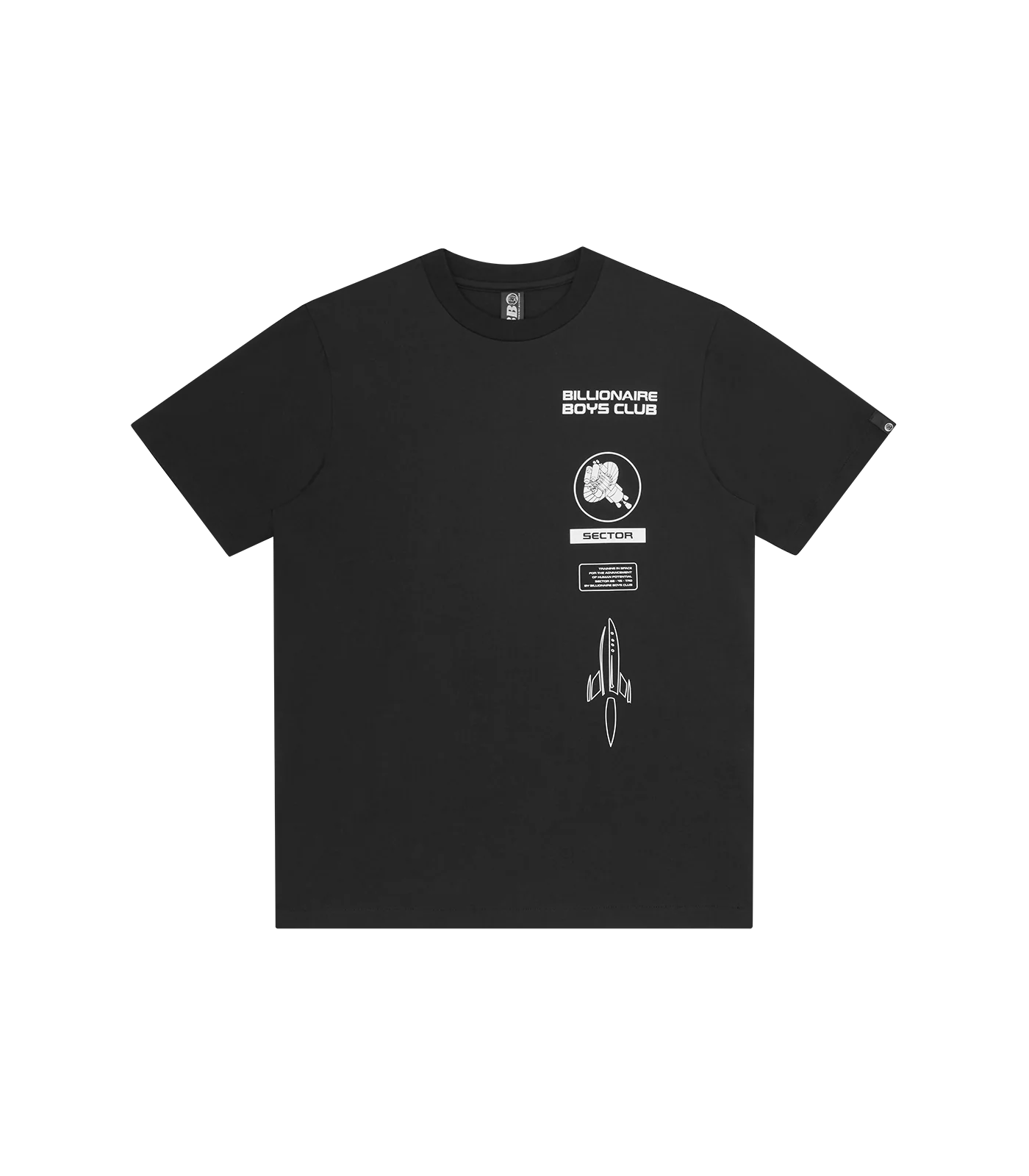 BB ASTRO DIGI LOGO T-SHIRT - BLACK