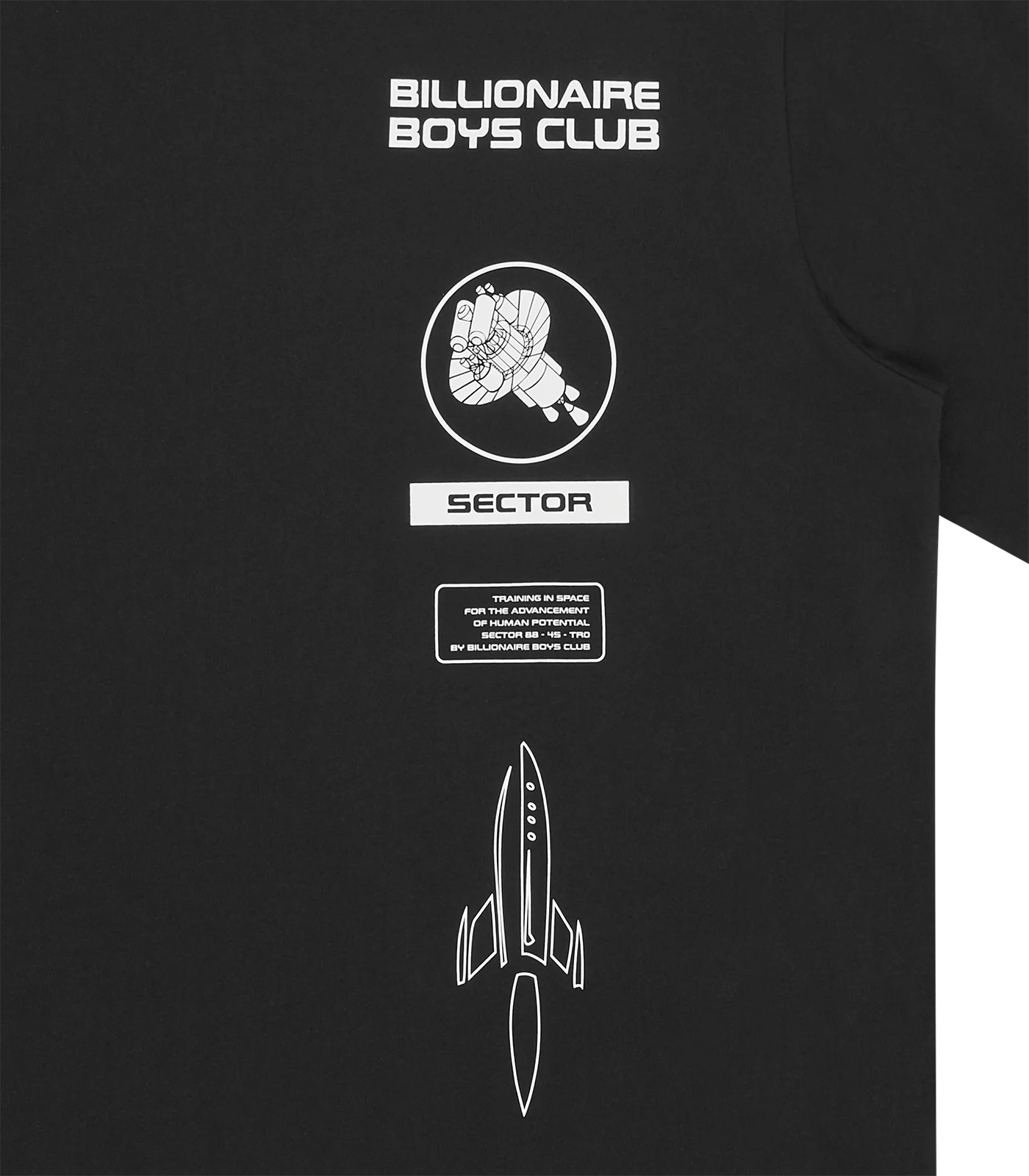 BB ASTRO DIGI LOGO T-SHIRT - BLACK - Image 4