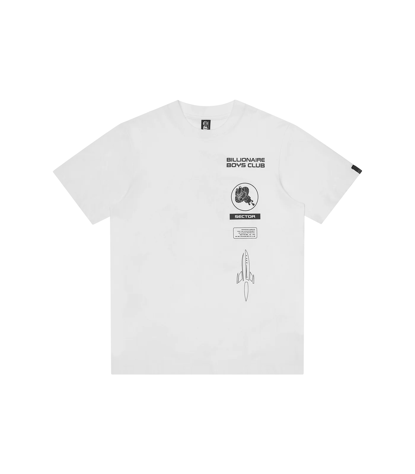 BB ASTRO DIGI LOGO T-SHIRT - WHITE