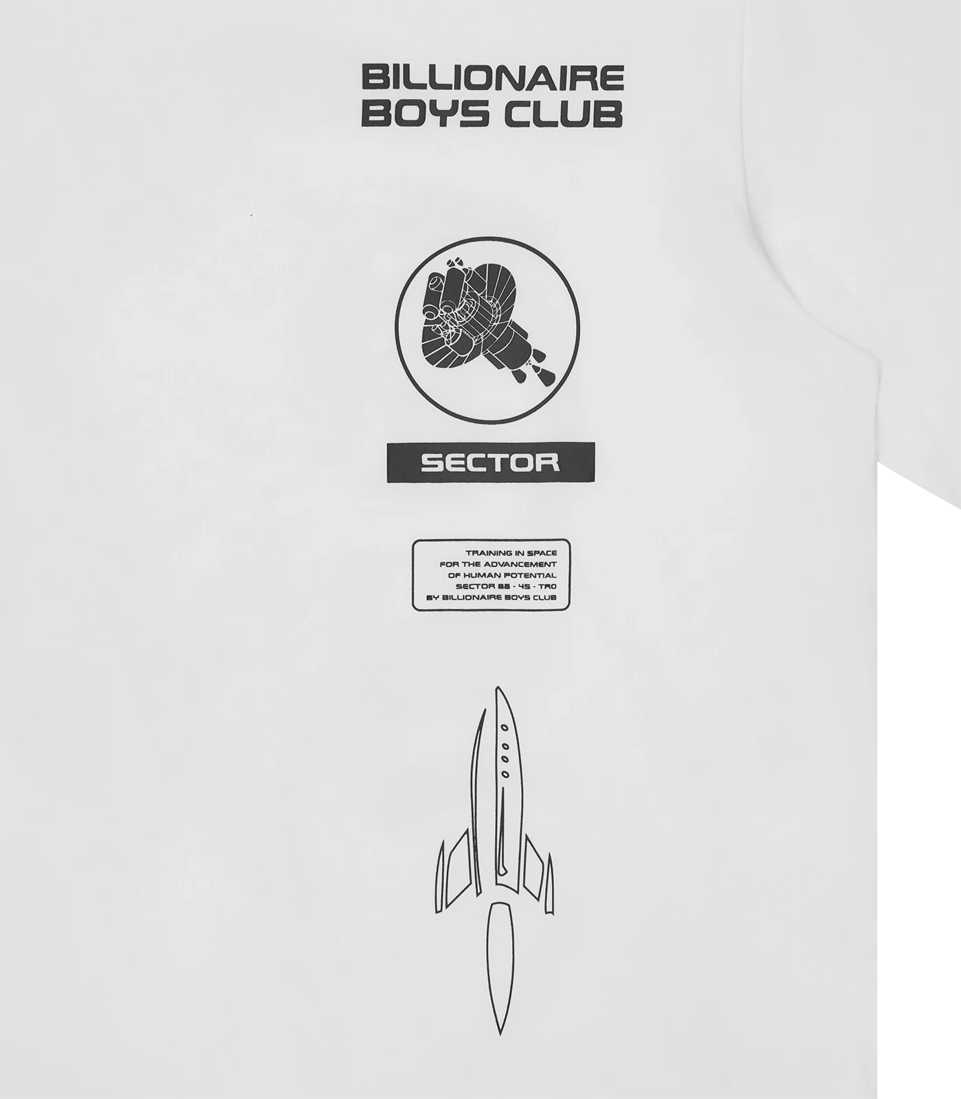 BB ASTRO DIGI LOGO T-SHIRT - WHITE - Image 3