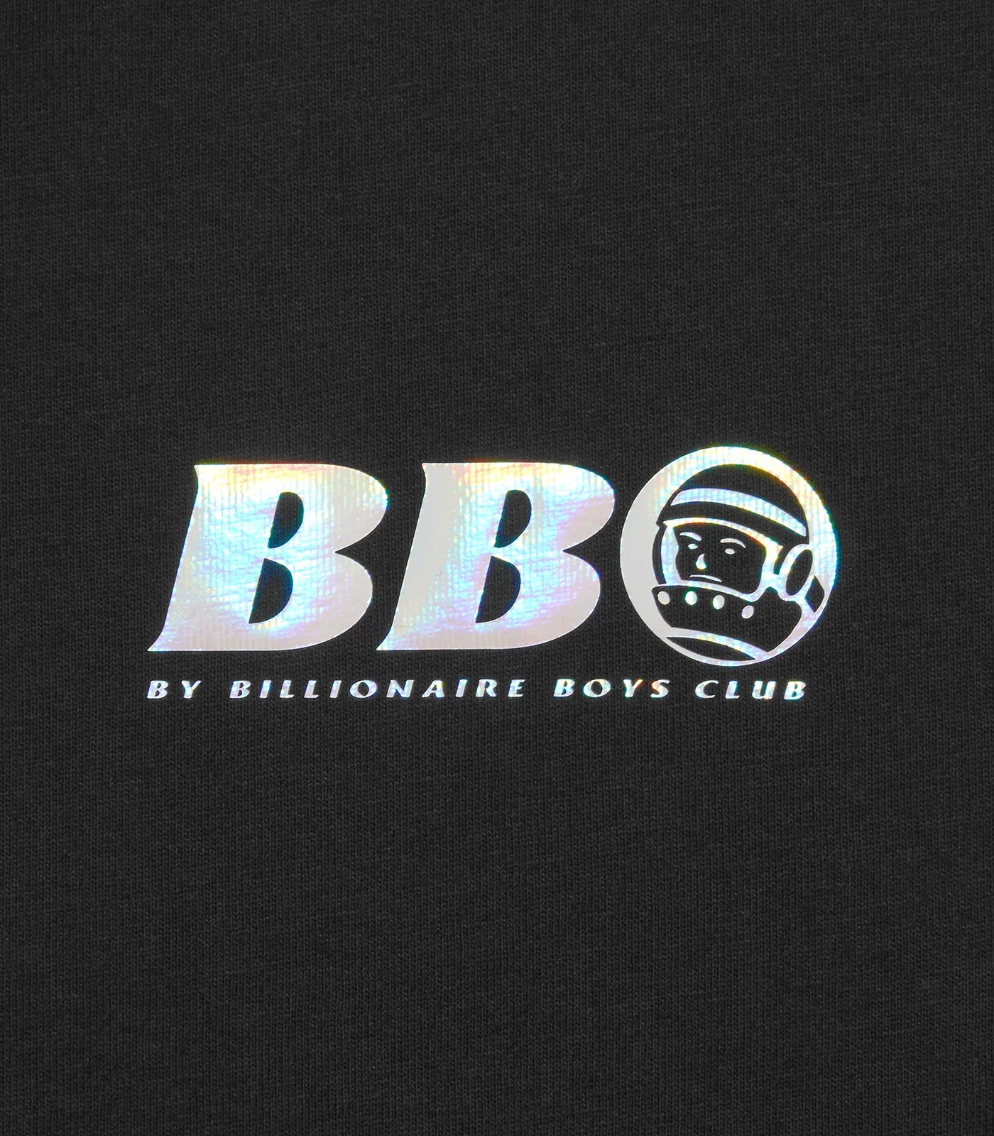 BB ASTRO HOLOGRAPHIC SMALL LOGO L/S T-SHIRT - BLACK - Image 3
