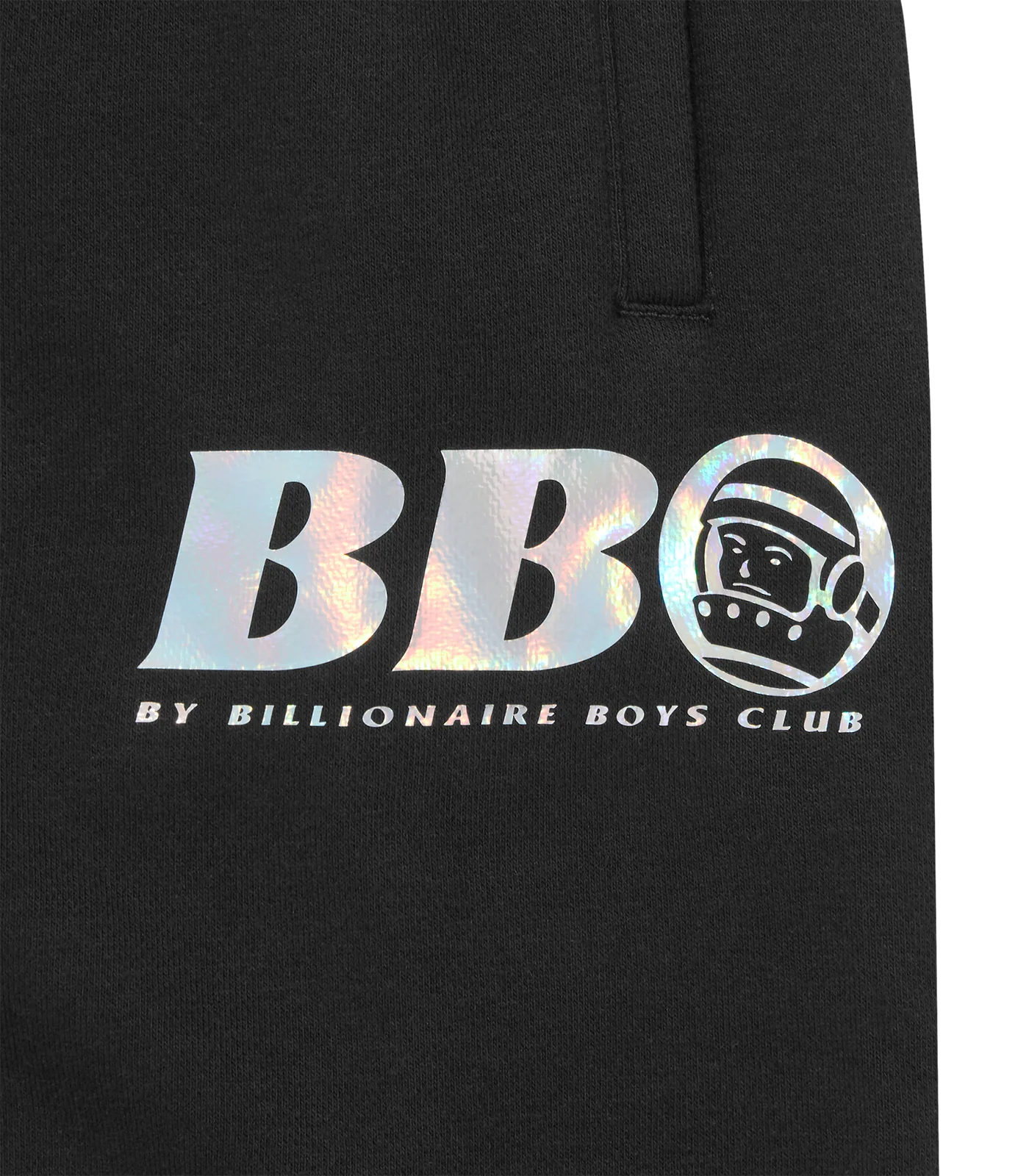 BB ASTRO HOLOGRAPHIC SMALL LOGO SWEATPANTS - BLACK - Image 3