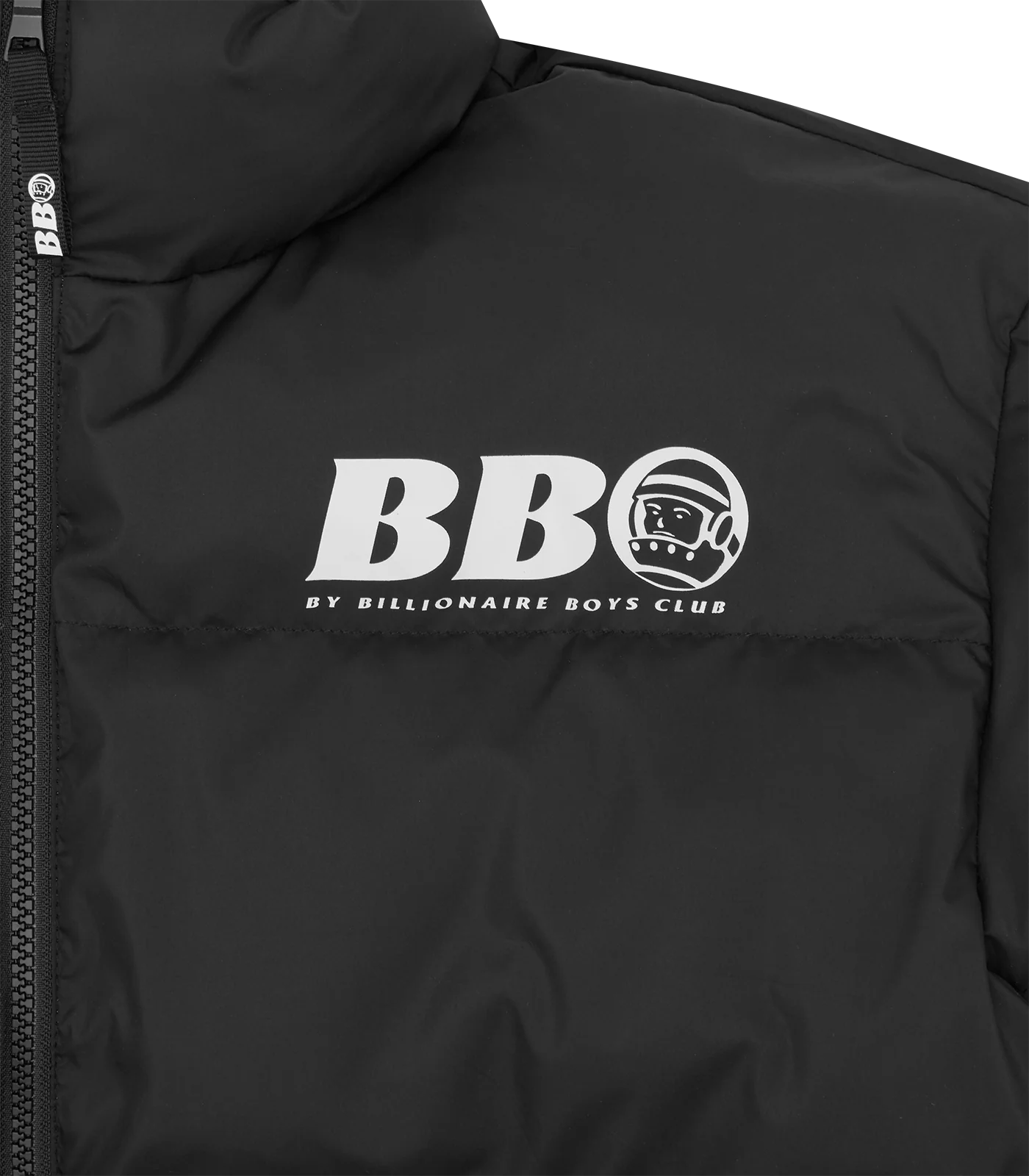 BB ASTRO PANELLED PUFFER JACKET - BLACK - Image 5