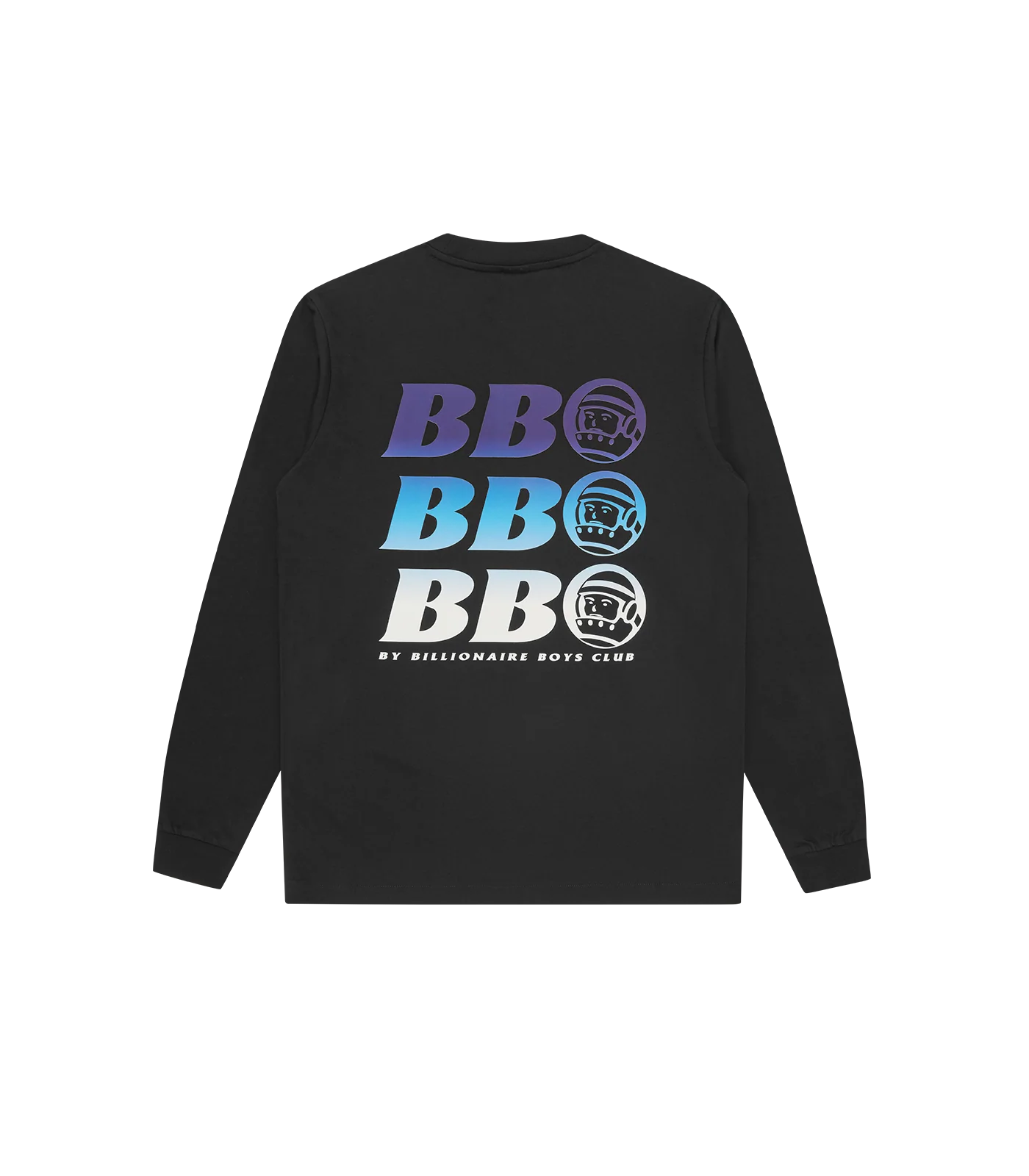 BB ASTRO REPEAT LOGO L/S T-SHIRT - BLACK - Image 2