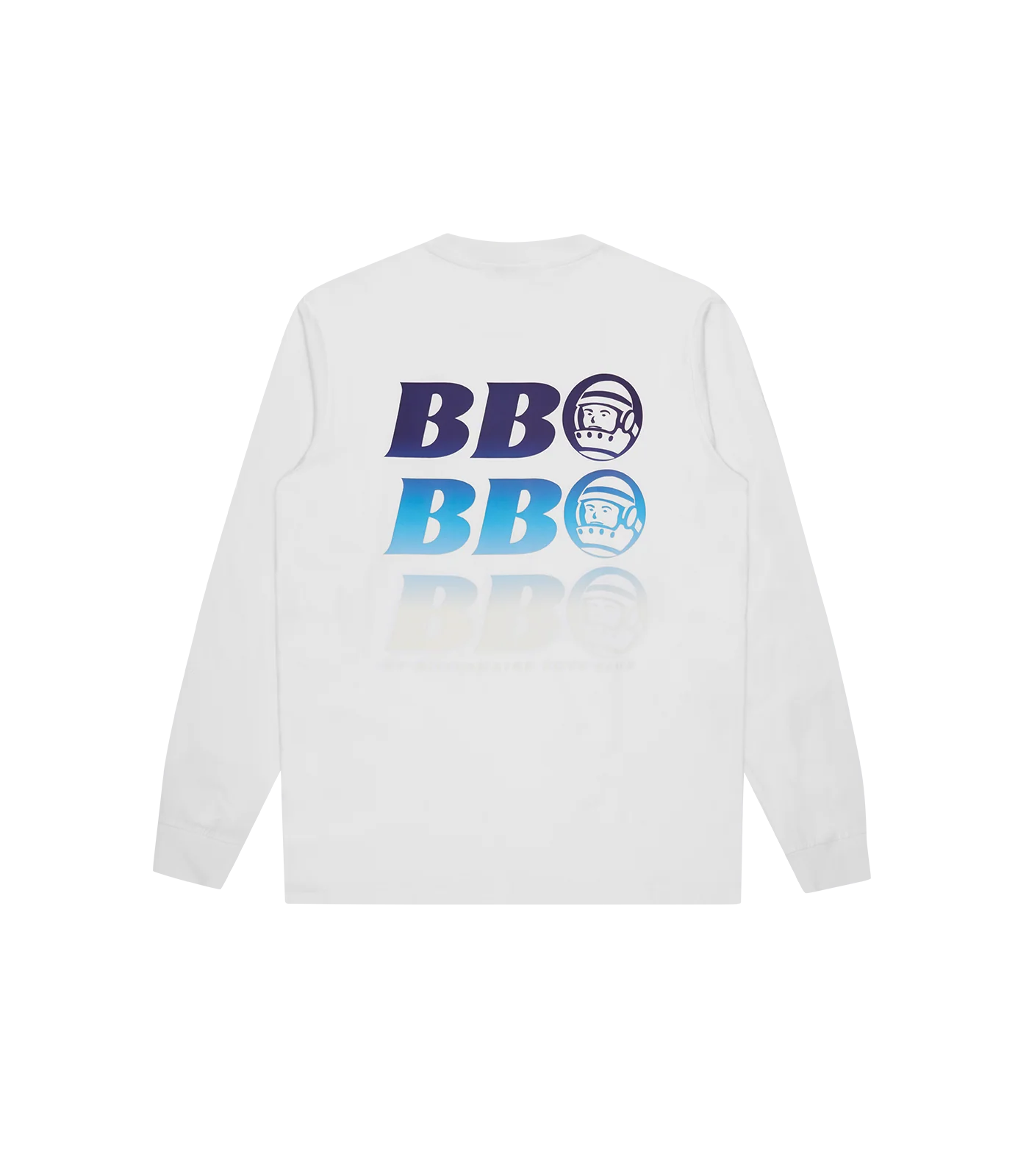 BB ASTRO REPEAT LOGO L/S T-SHIRT - WHITE - Image 2