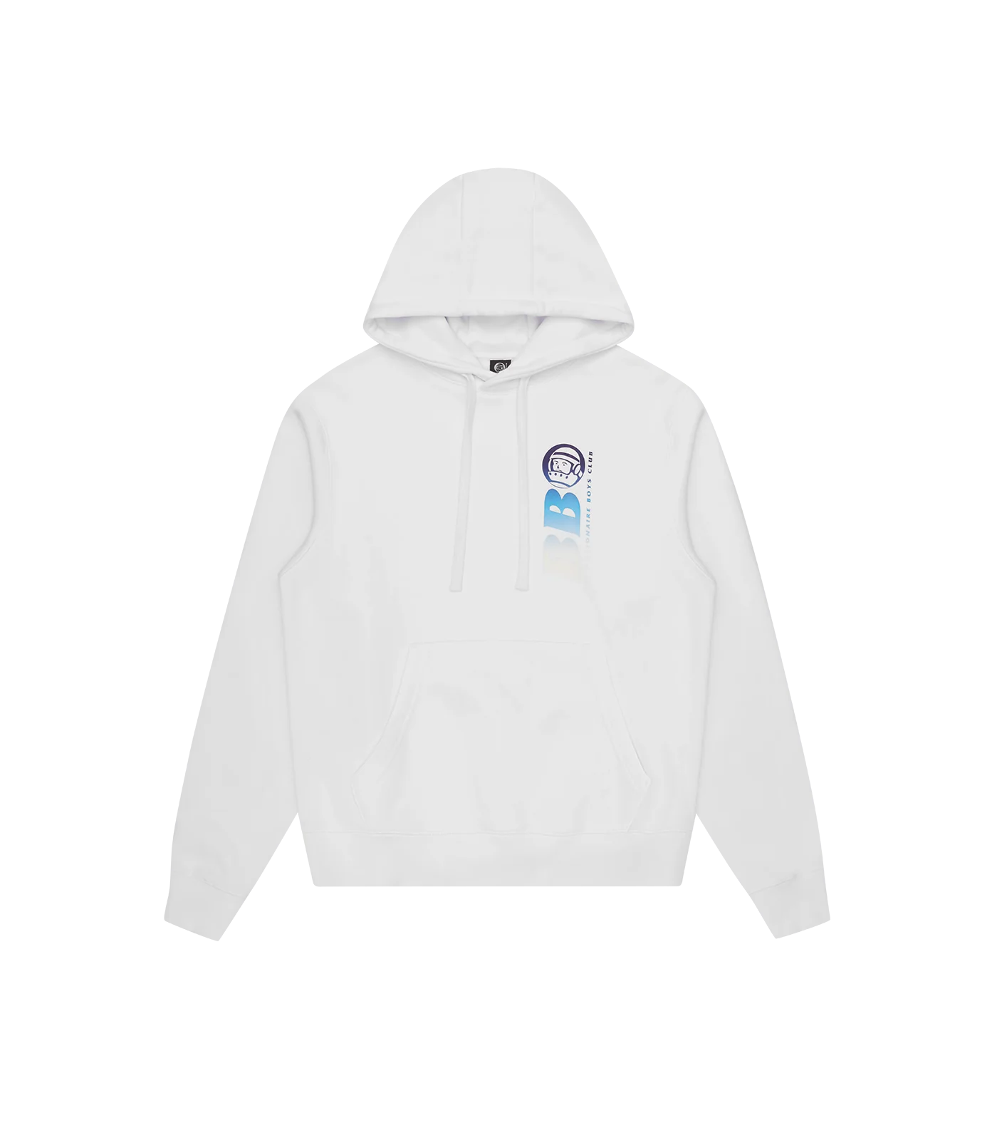 BB ASTRO REPEAT LOGO POPOVER HOOD  - WHITE