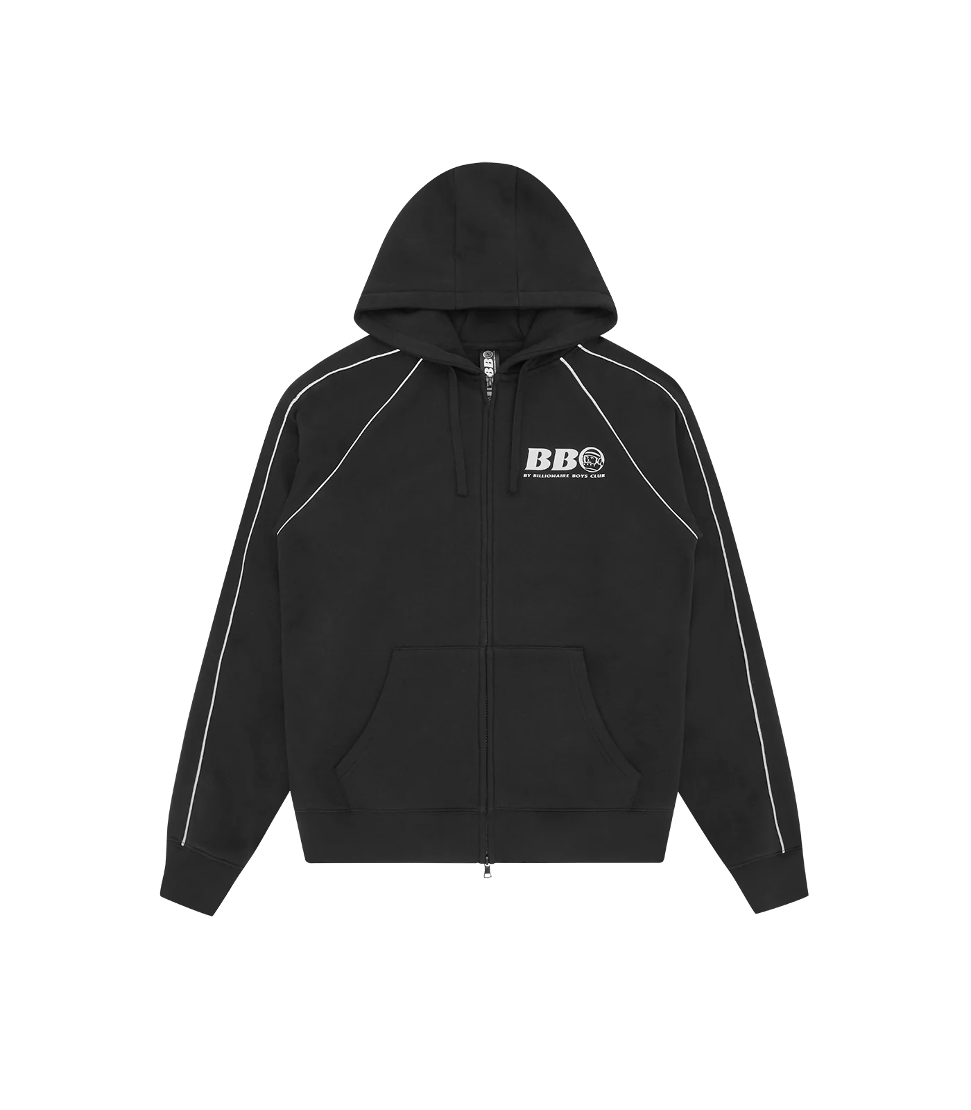 BB ASTRO REPEAT ZIP THROUGH HOOD - BLACK