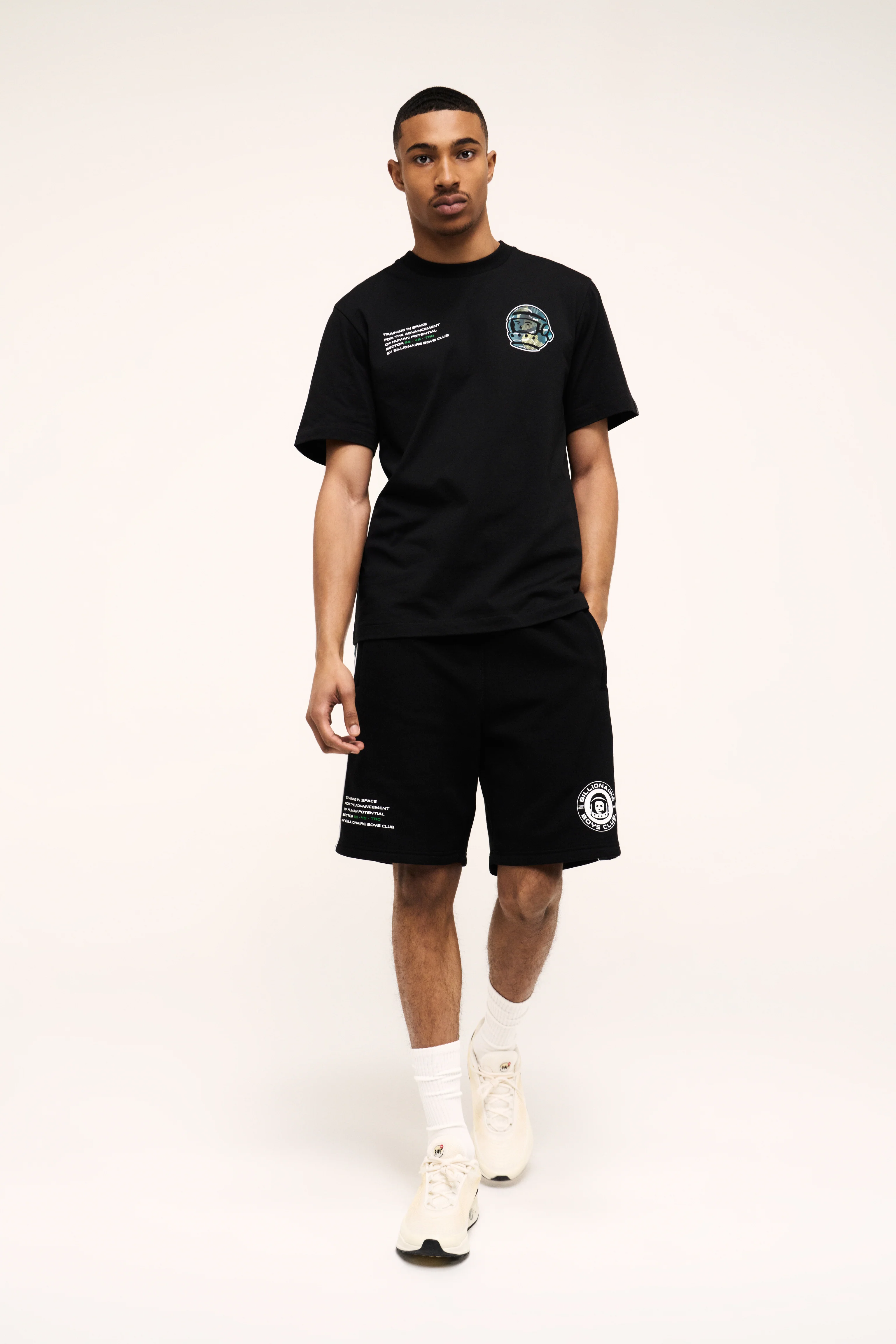 BB ASTRO SPACE TRAINING T-SHIRT - BLACK - Image 3