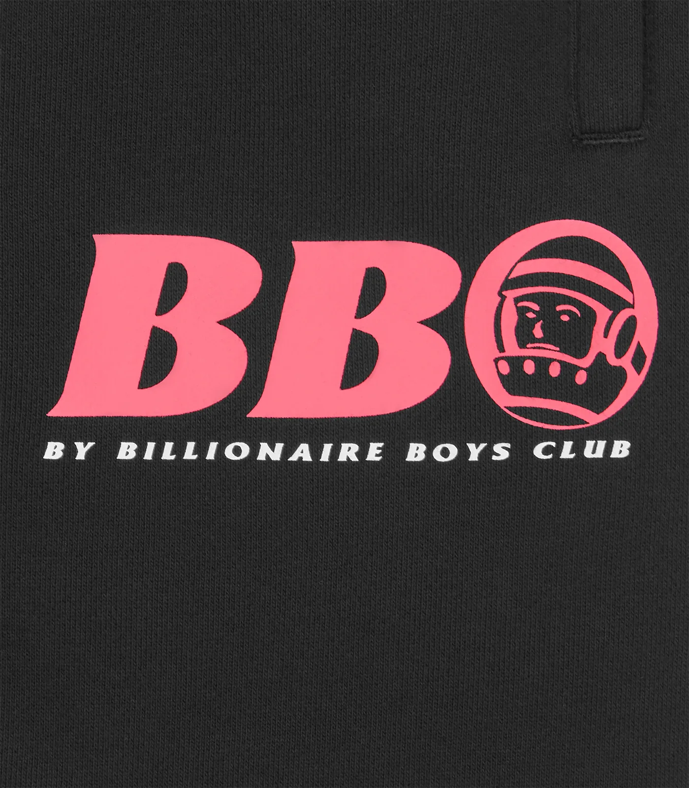 BB ASTRO SMALL LOGO SWEATPANTS - BLACK/PINK LOGO - Image 3