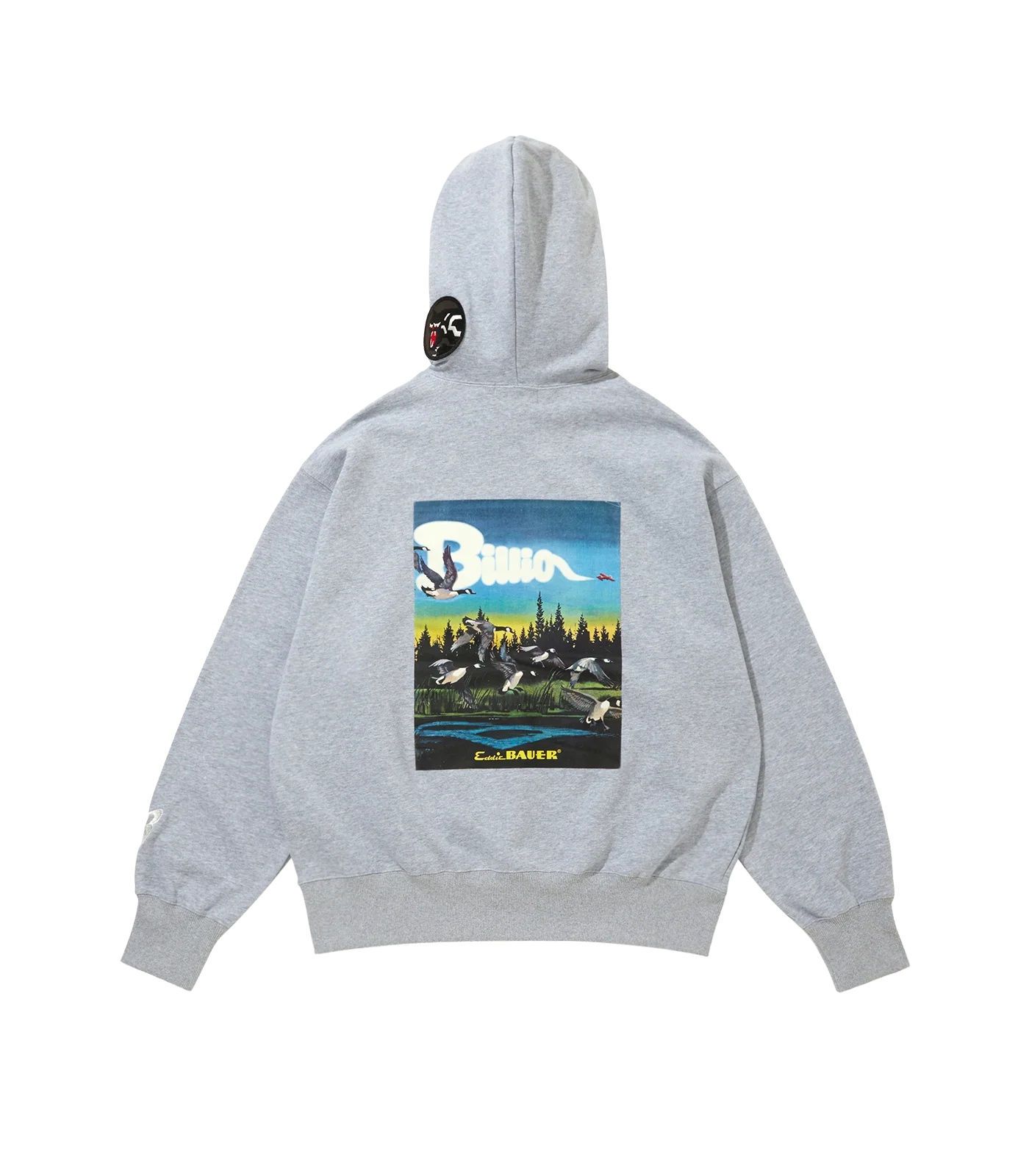 BILLIONAIRE BOYS CLUB X EDDIE BAUER HOODIE - GREY - Image 3