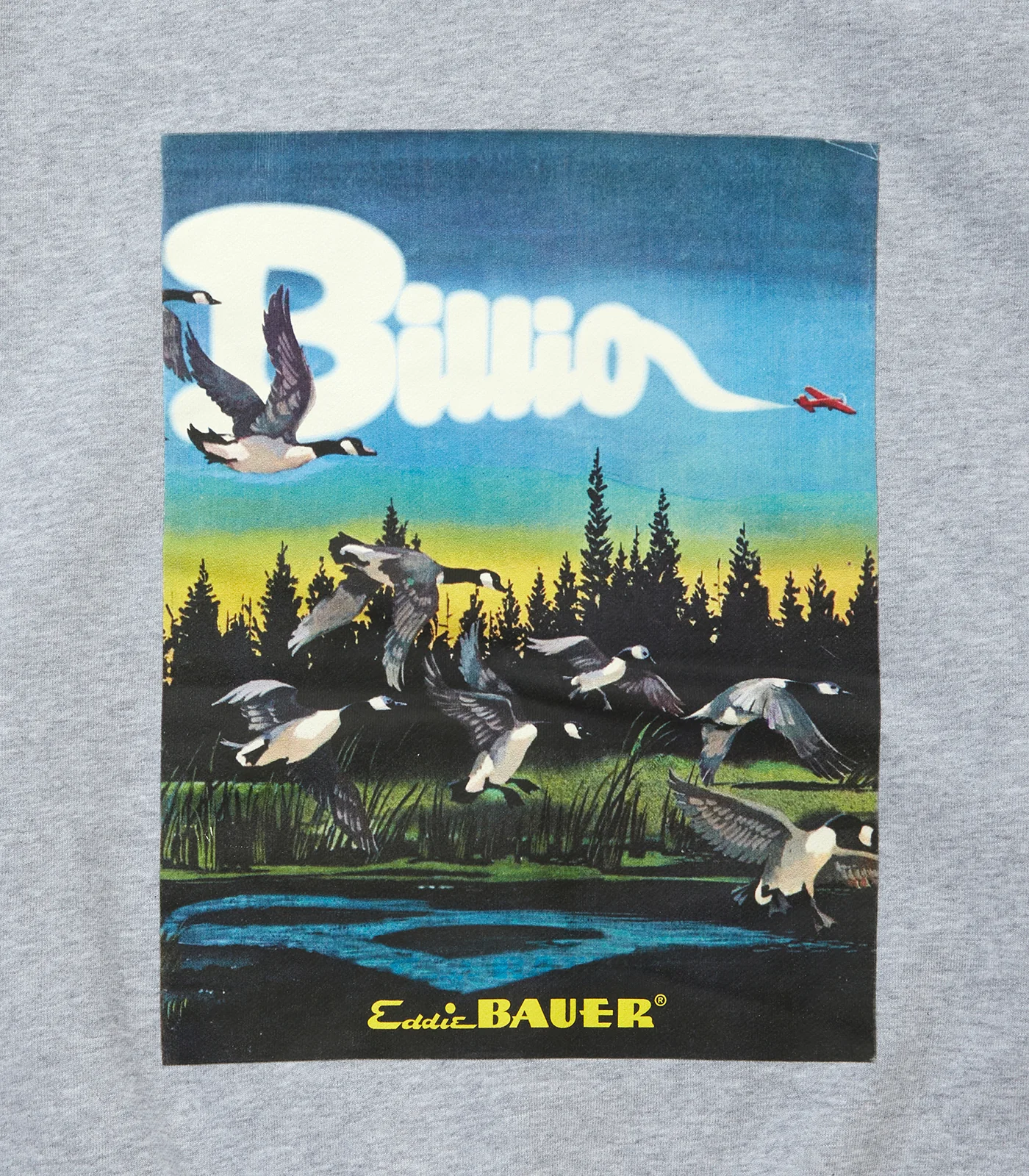 BILLIONAIRE BOYS CLUB X EDDIE BAUER HOODIE - GREY - Image 5