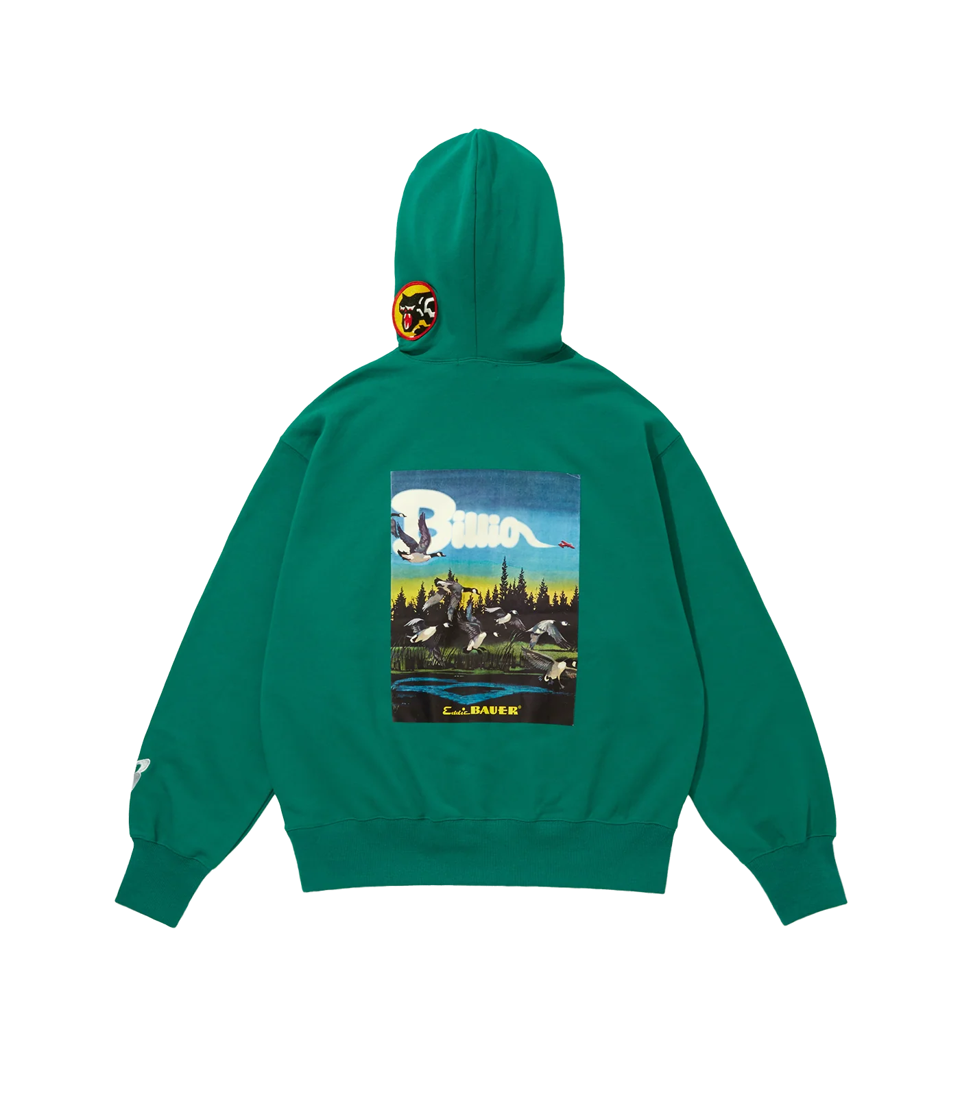BILLIONAIRE BOYS CLUB X EDDIE BAUER HOODIE - GREEN - Image 3