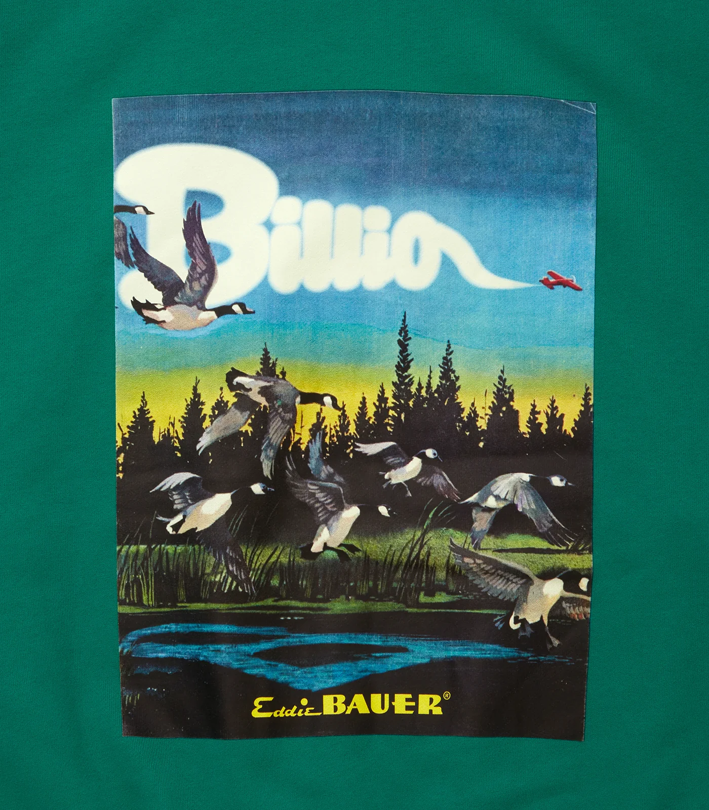 BILLIONAIRE BOYS CLUB X EDDIE BAUER HOODIE - GREEN - Image 5