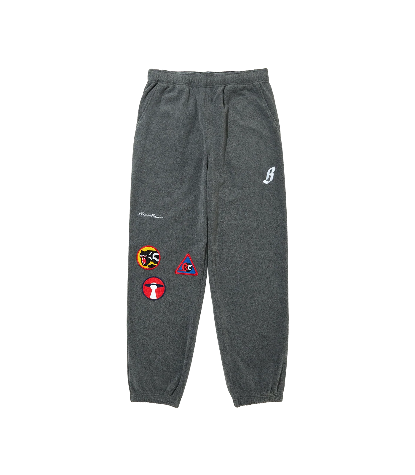BILLIONAIRE BOYS CLUB X EDDIE BAUER POLARTEC FLEECE PANTS - GREY