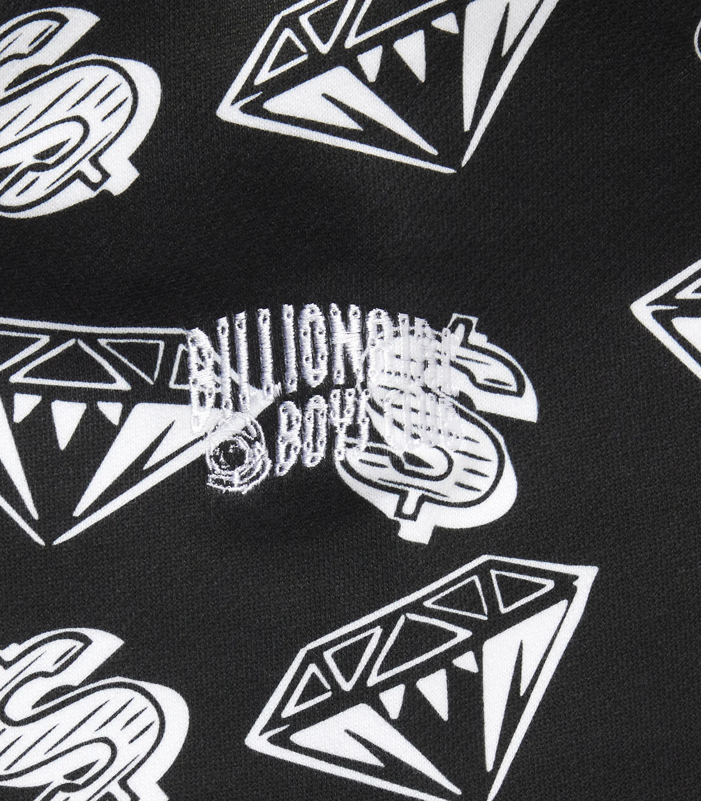 BILLIONAIRE BOYS CLUB X MANASTASH FULL ZIP HOOD - BLACK - Image 4