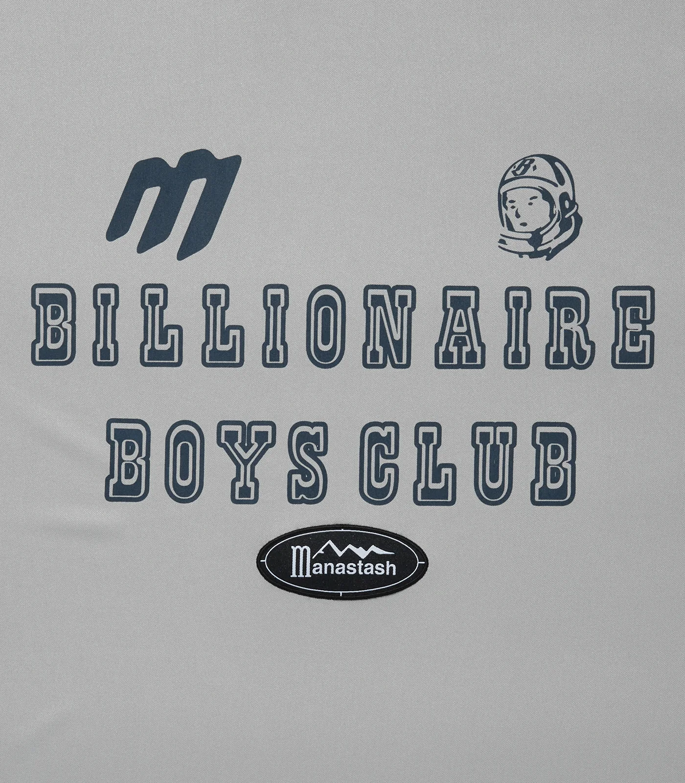 BILLIONAIRE BOYS CLUB X MANASTASH GAME SHIRT - GREY - Image 3
