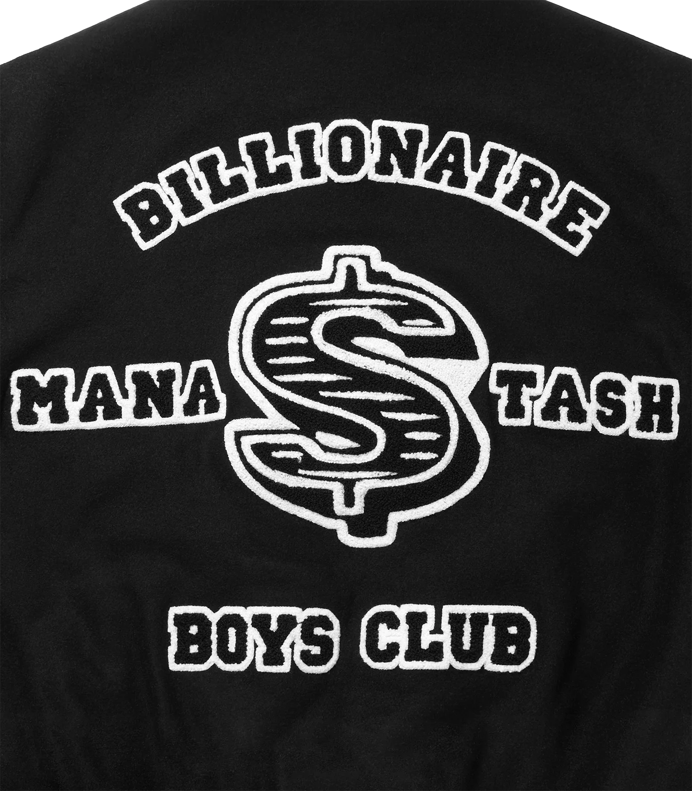 BILLIONAIRE BOYS CLUB X MANASTASH LEATHER SLEEVE JACKET - BLACK - Image 3