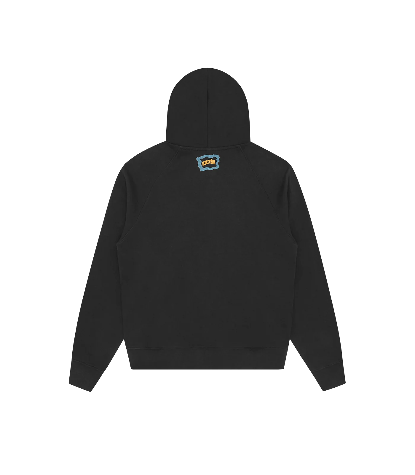BLOCK LOGO ZIP THROUGH HOOD - BLACK - Image 2