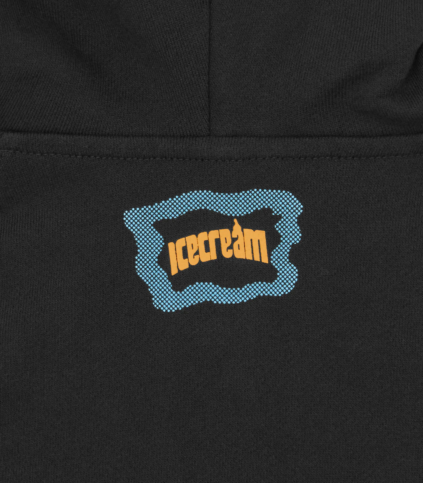 BLOCK LOGO ZIP THROUGH HOOD - BLACK - Image 5