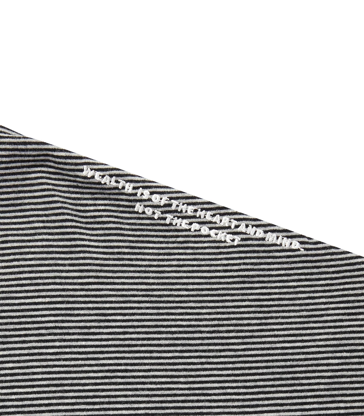 BORDER POCKET LS T-SHIRT - BLACK/GREY - Image 4
