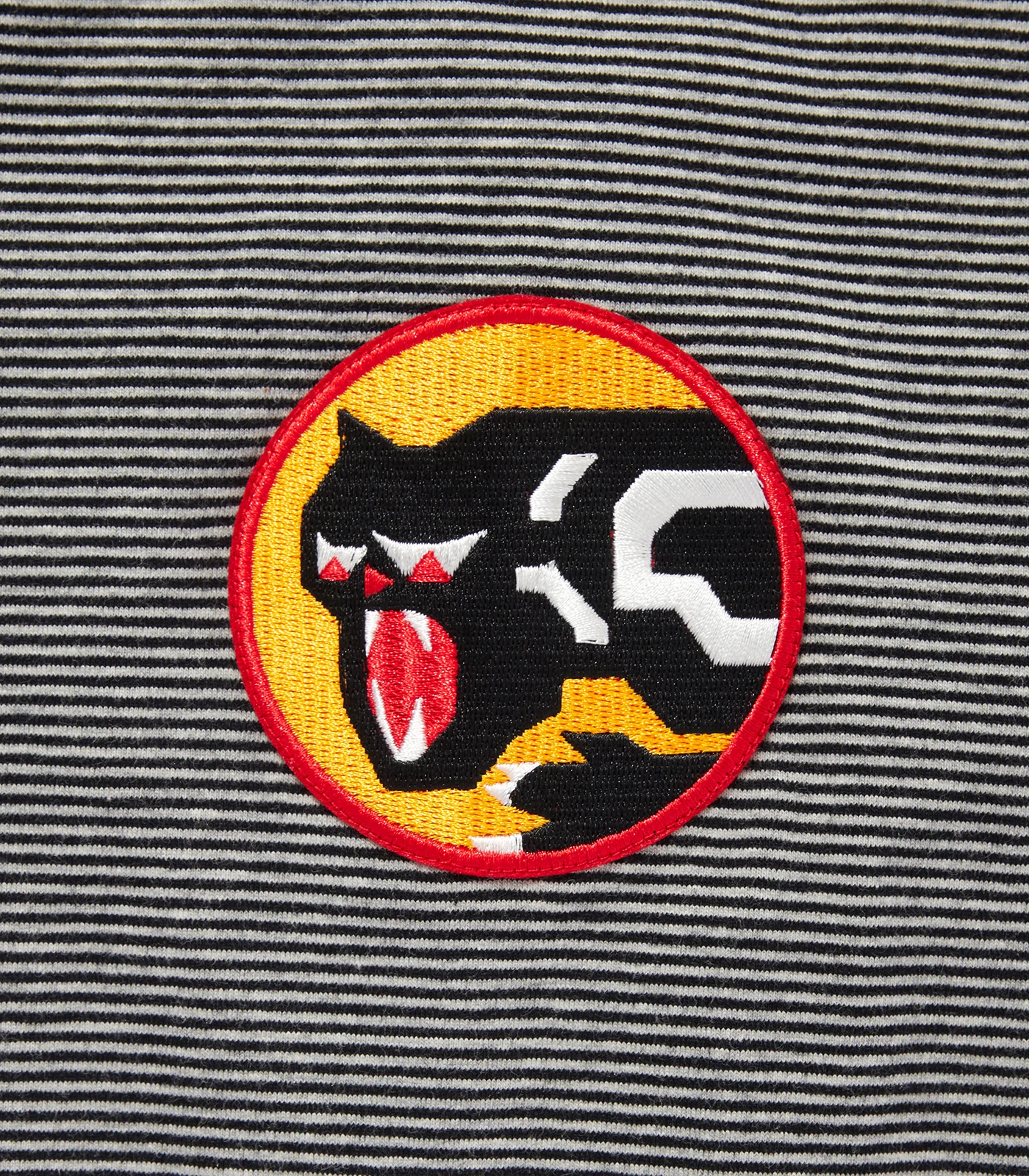 BORDER POCKET LS T-SHIRT - BLACK/GREY - Image 5