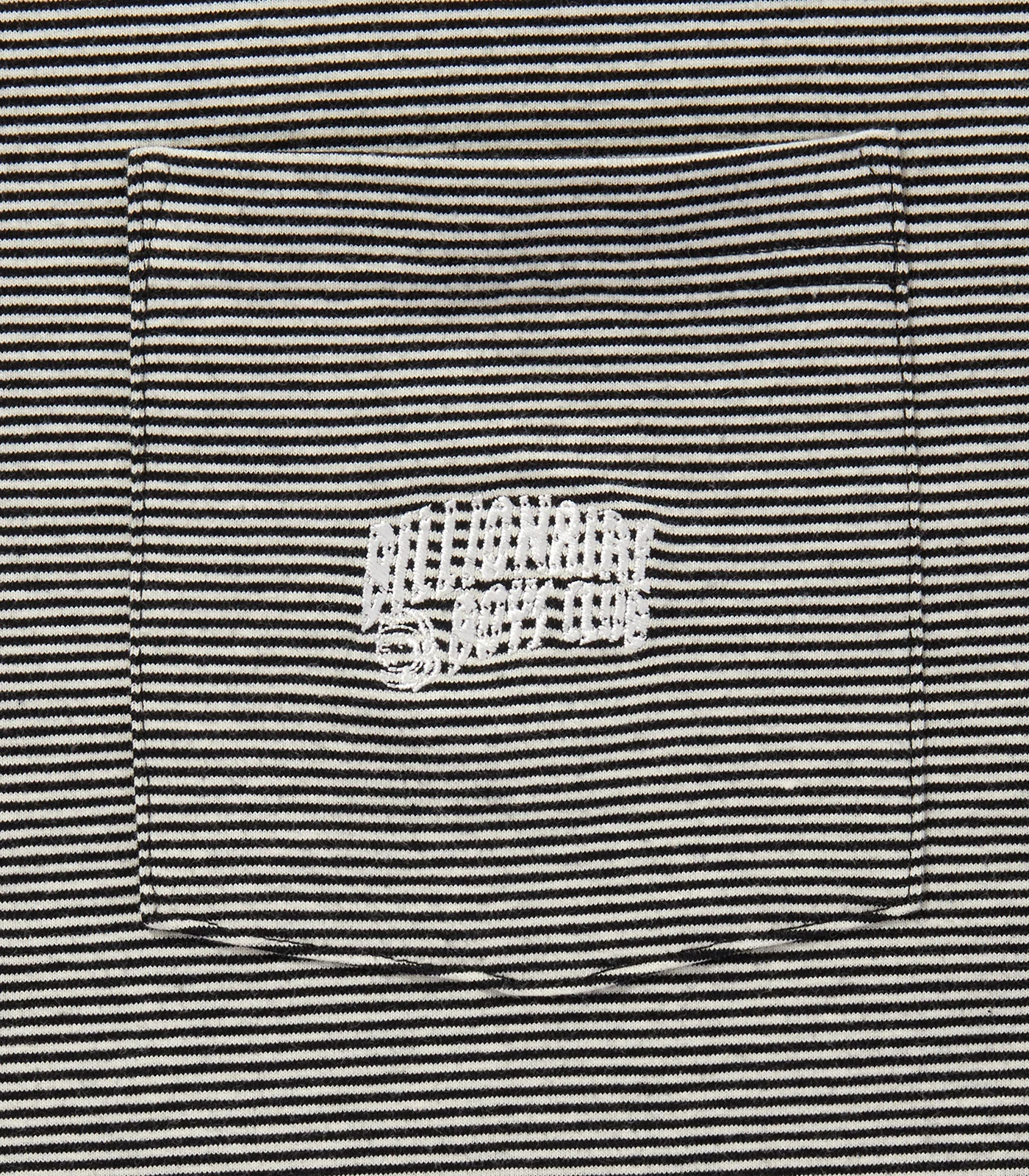 BORDER POCKET L/S T-SHIRT - BLACK/WHITE - Image 3